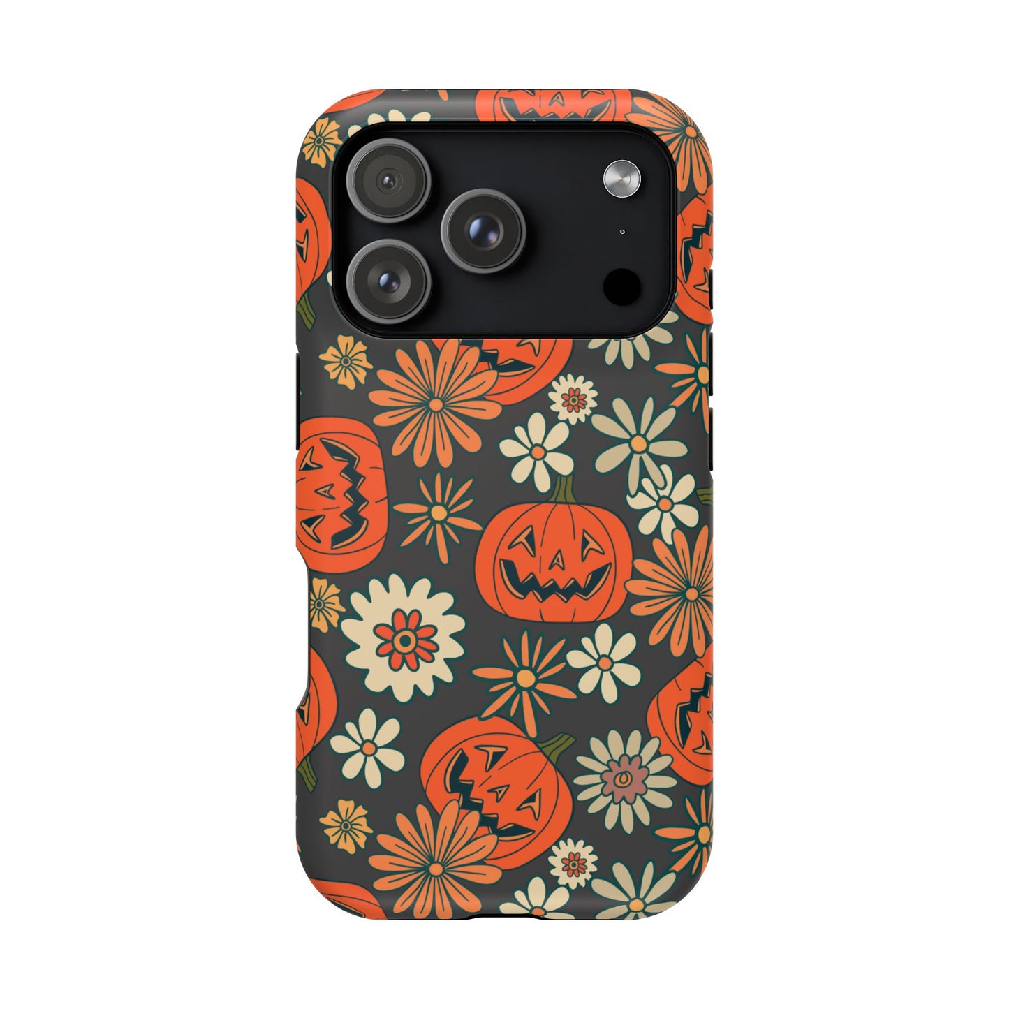 Pumpkin Floral iPhone Case