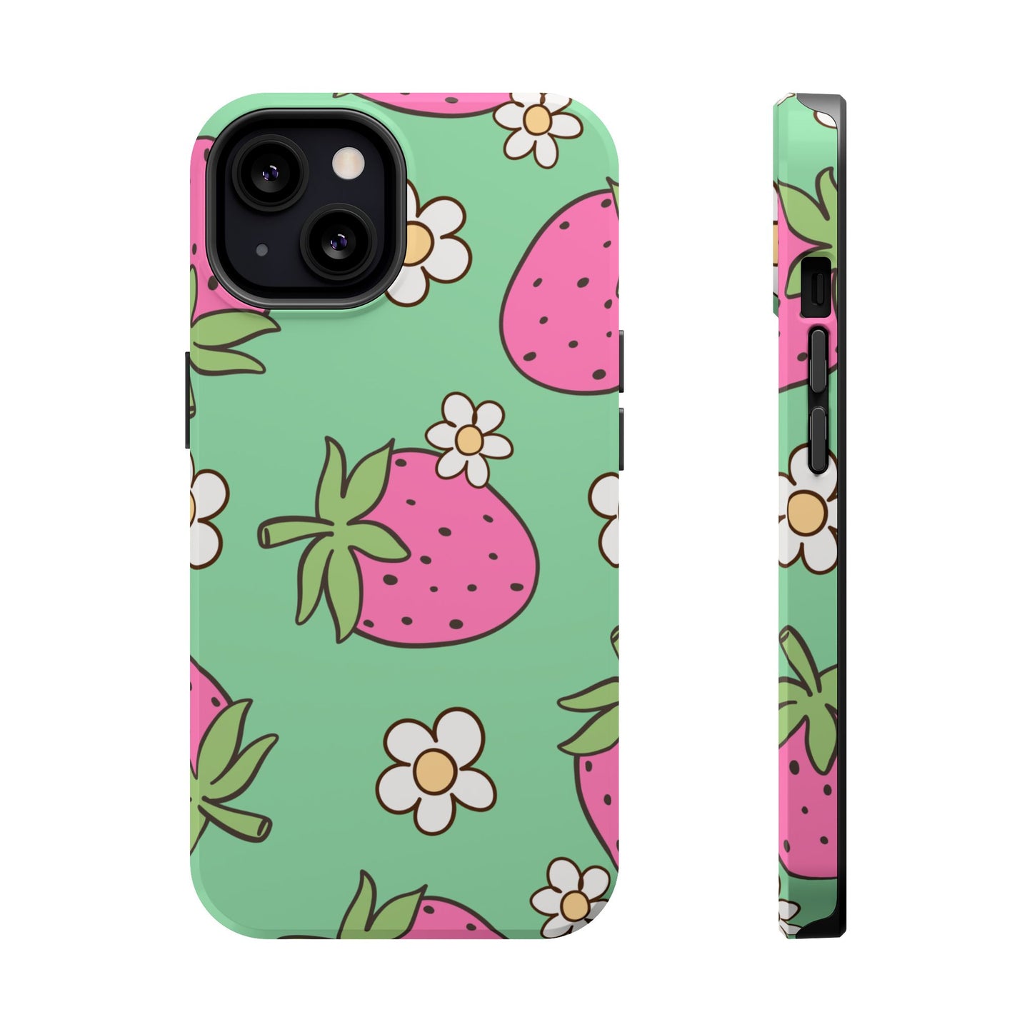 Cute Strawberry Impact-Resistant Phone Case