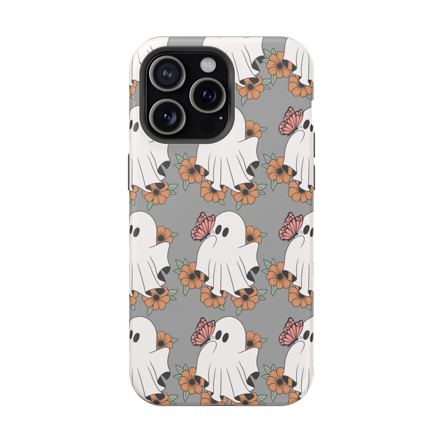 Cute Ghost Floral Phone Case