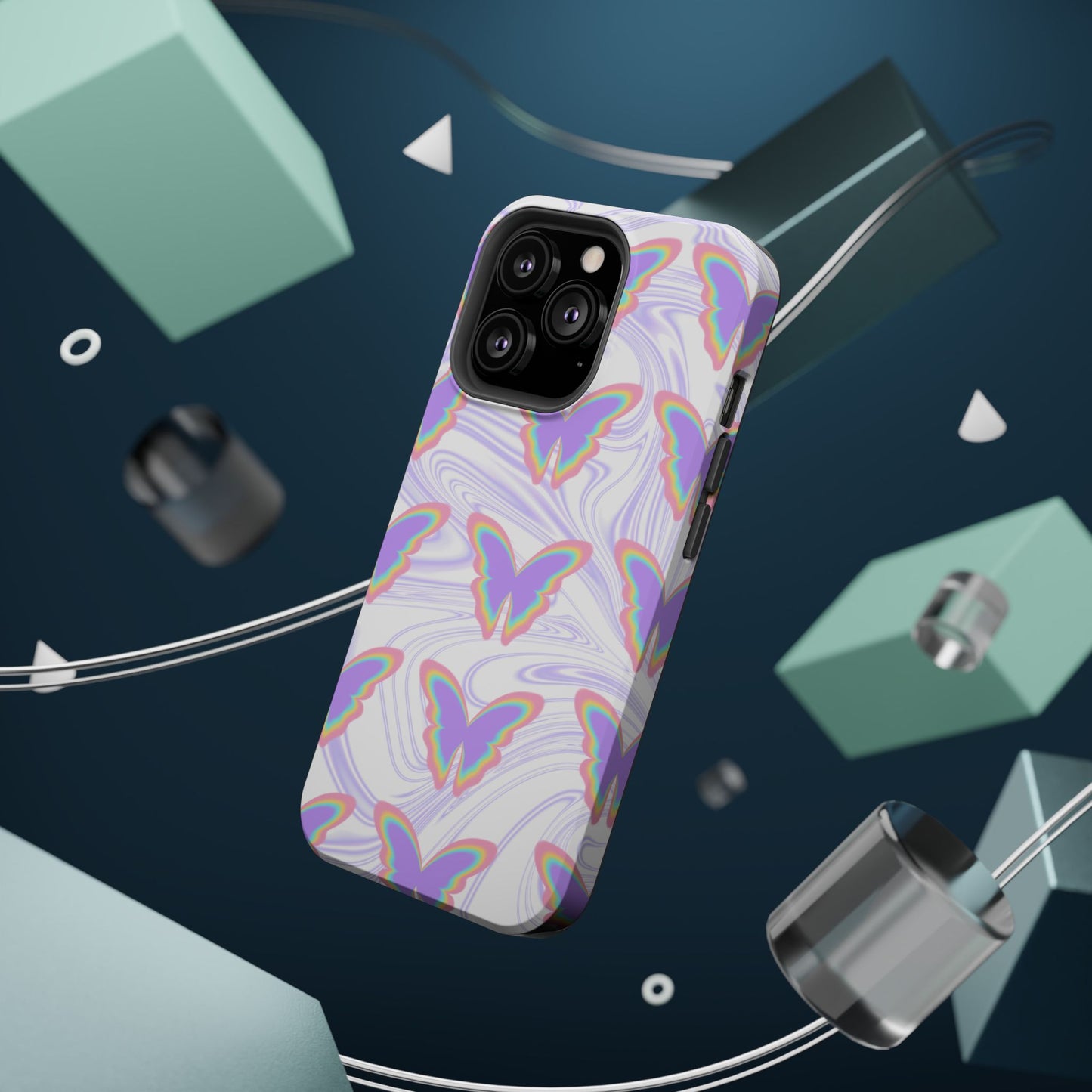 Colorful Butterfly Magnetic Phone Case