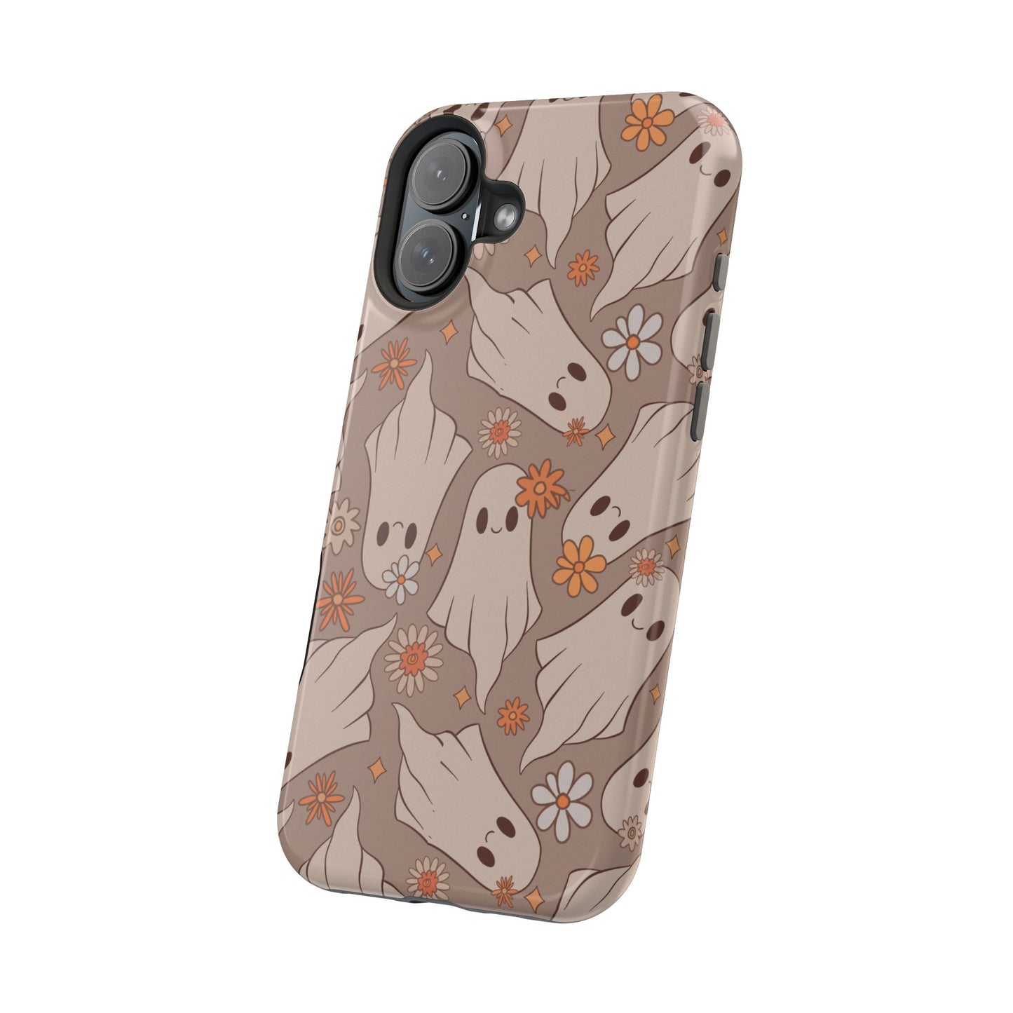 Ghostly Floral Magnetic Phone Cases