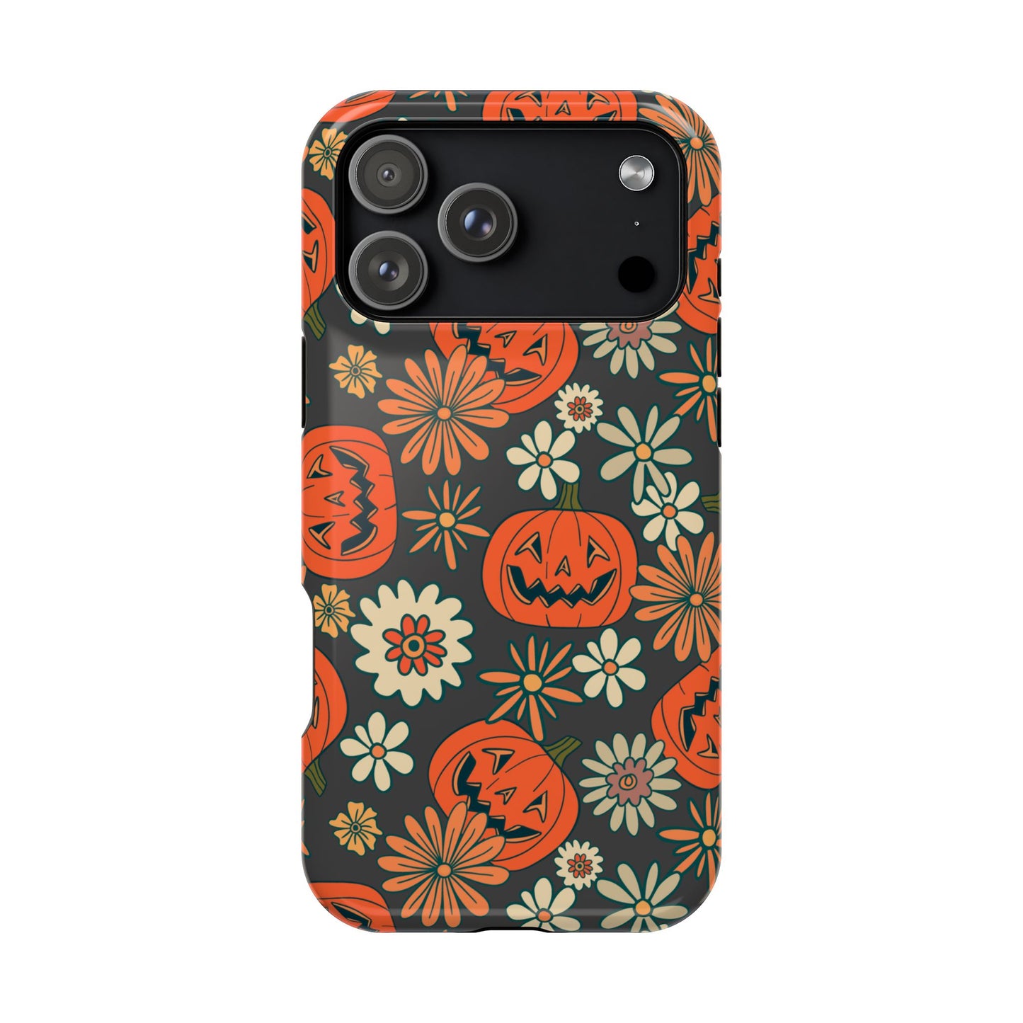 Pumpkin Floral iPhone Case