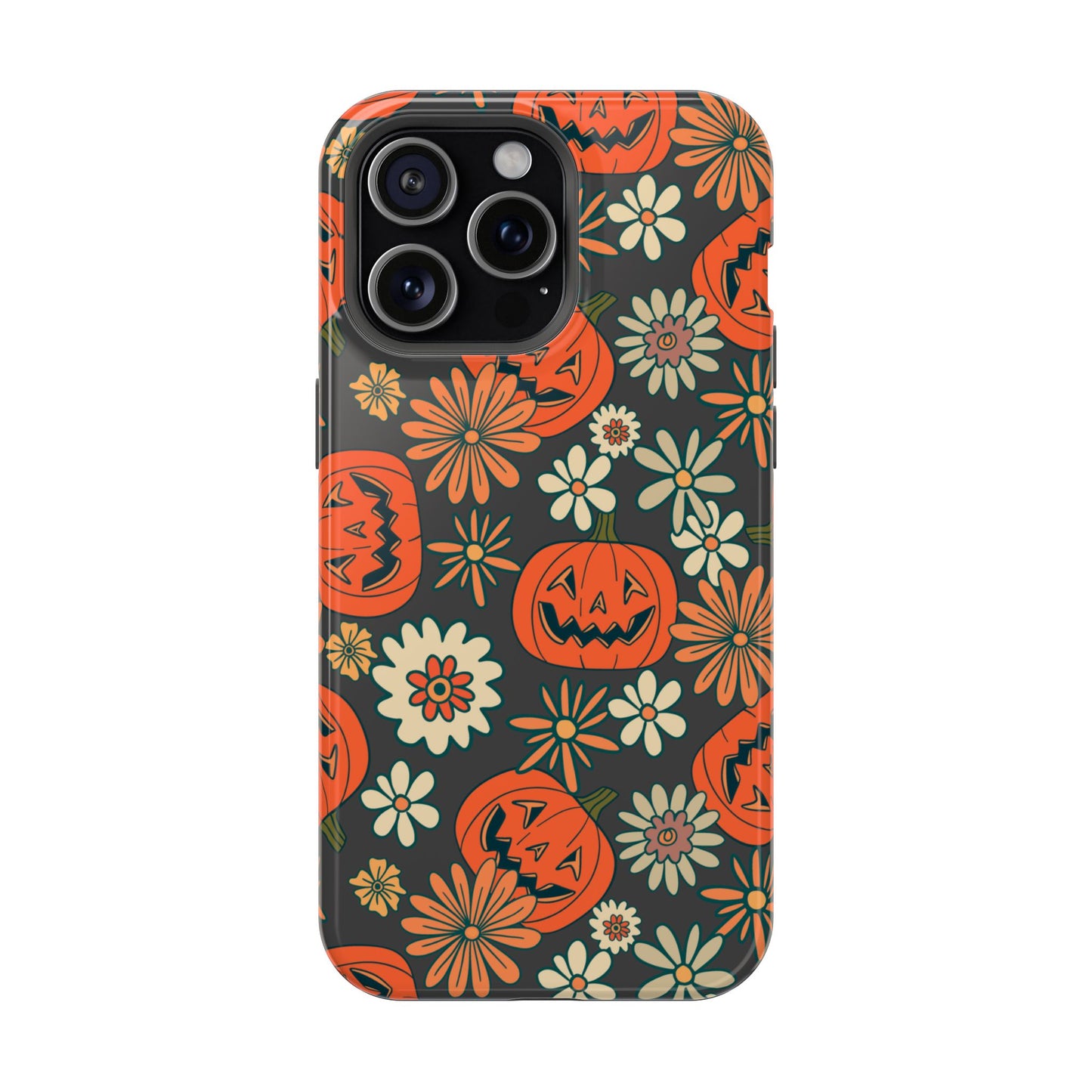 Pumpkin Floral iPhone Case