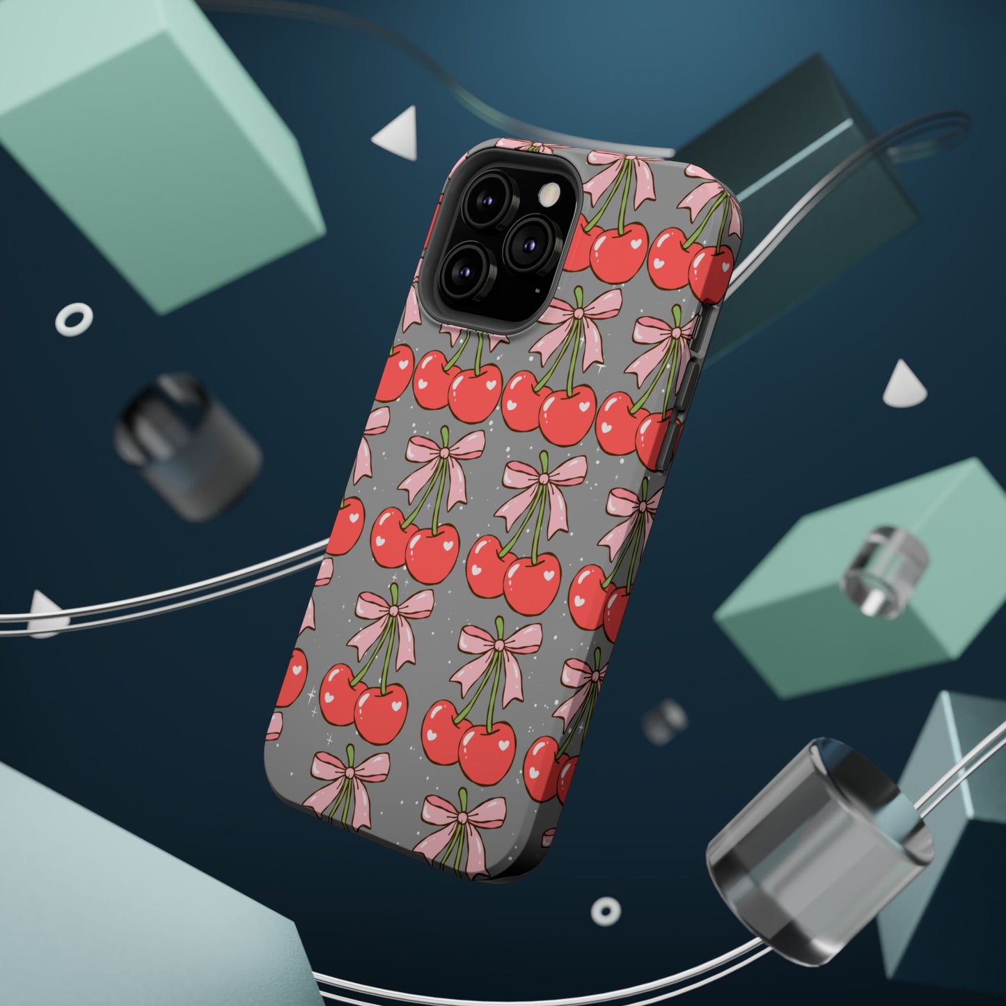Cherry Bow Magnetic Phone Case