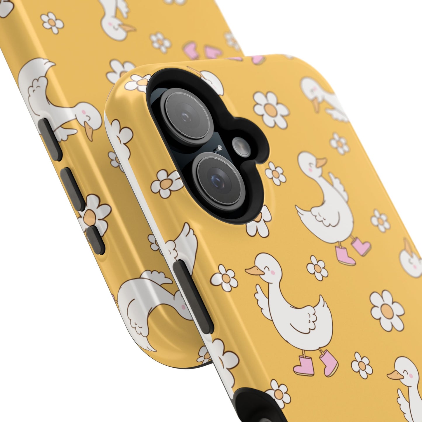Charming Duck Pattern Magnetic Phone Case