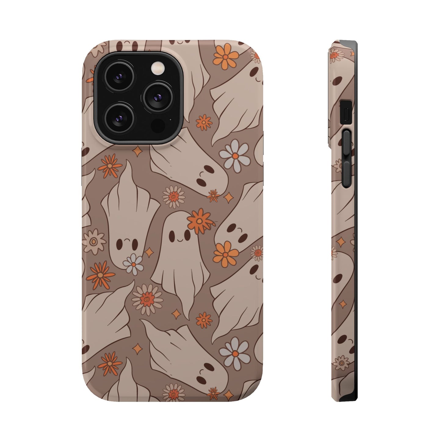 Ghostly Floral Magnetic Phone Cases