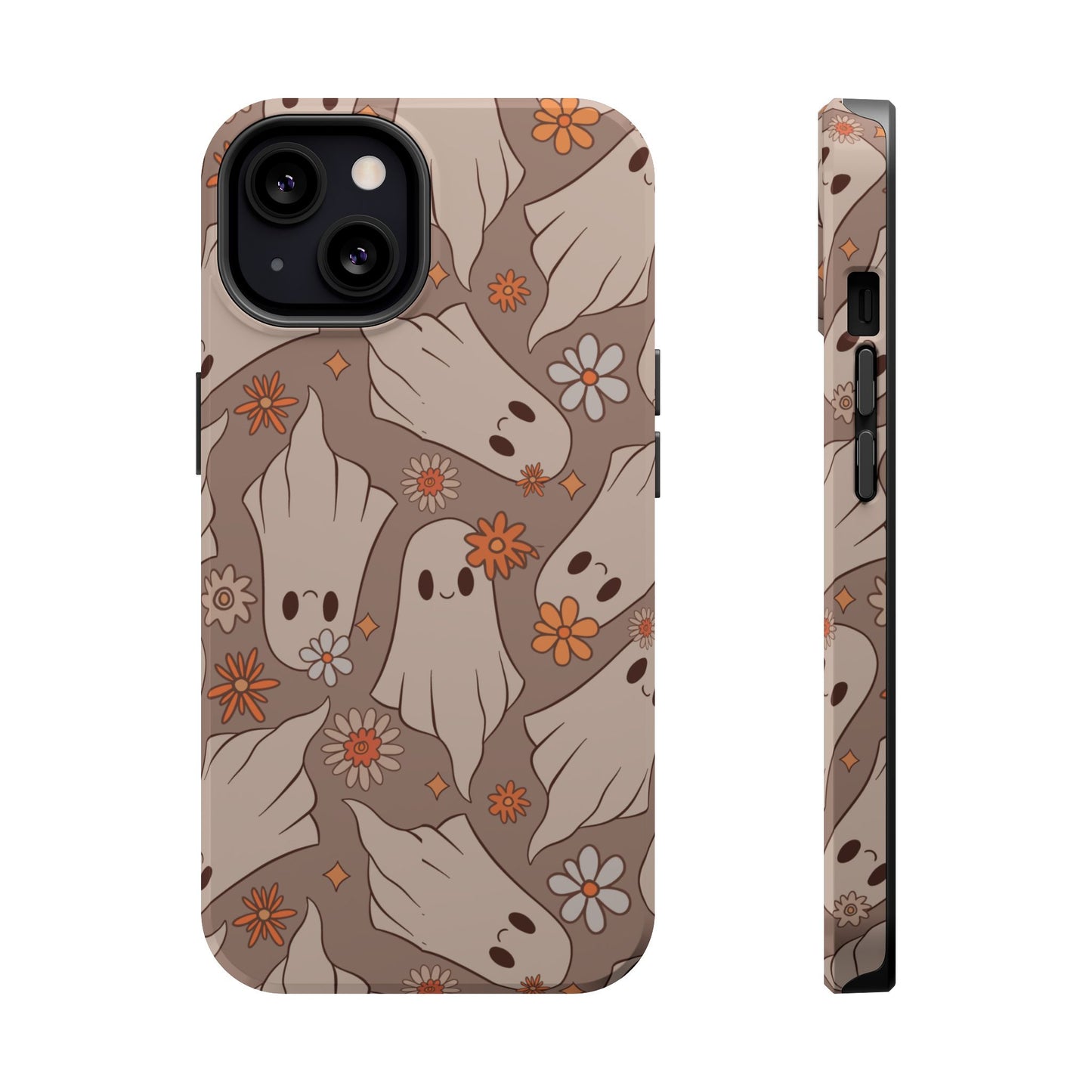 Ghostly Floral Magnetic Phone Cases
