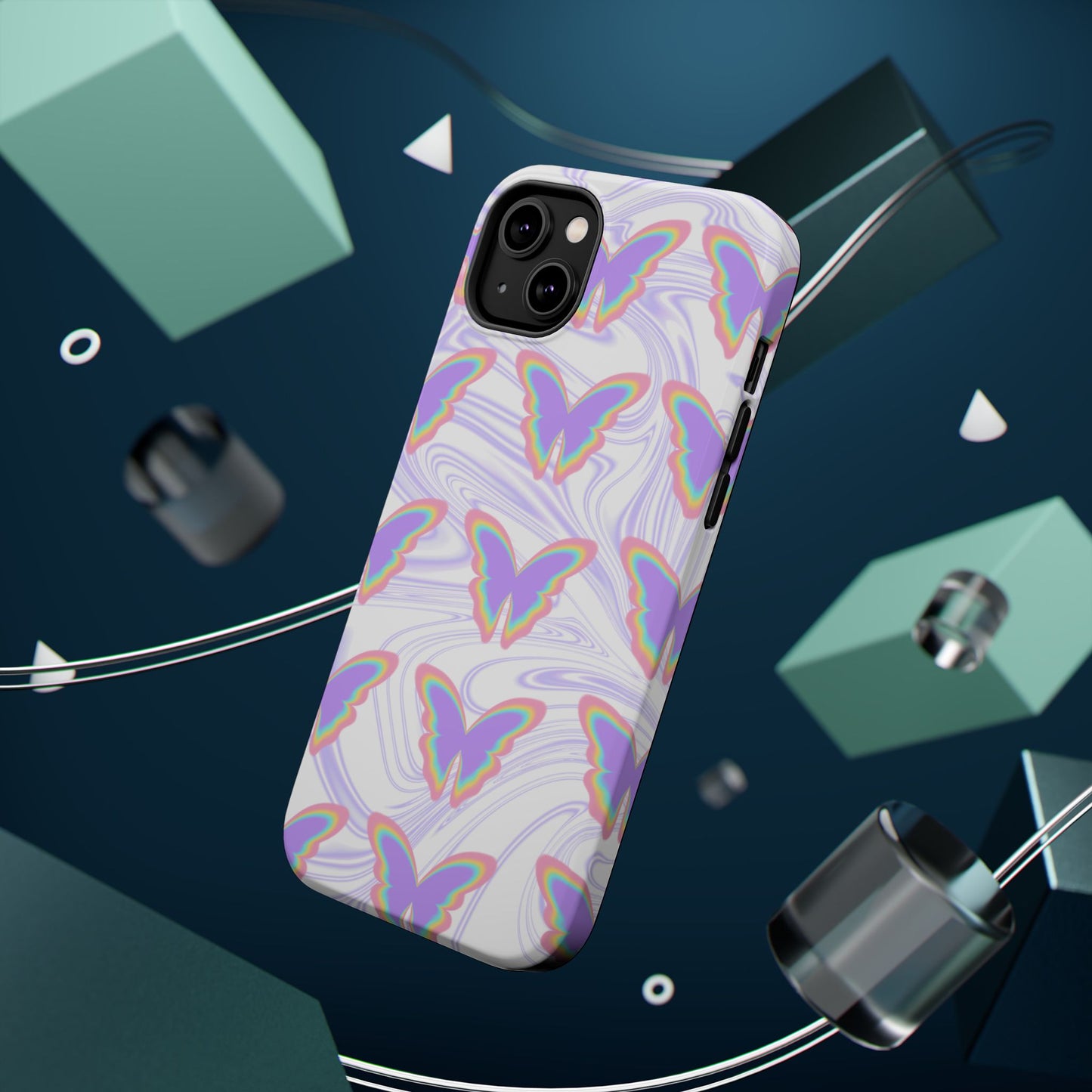 Colorful Butterfly Magnetic Phone Case