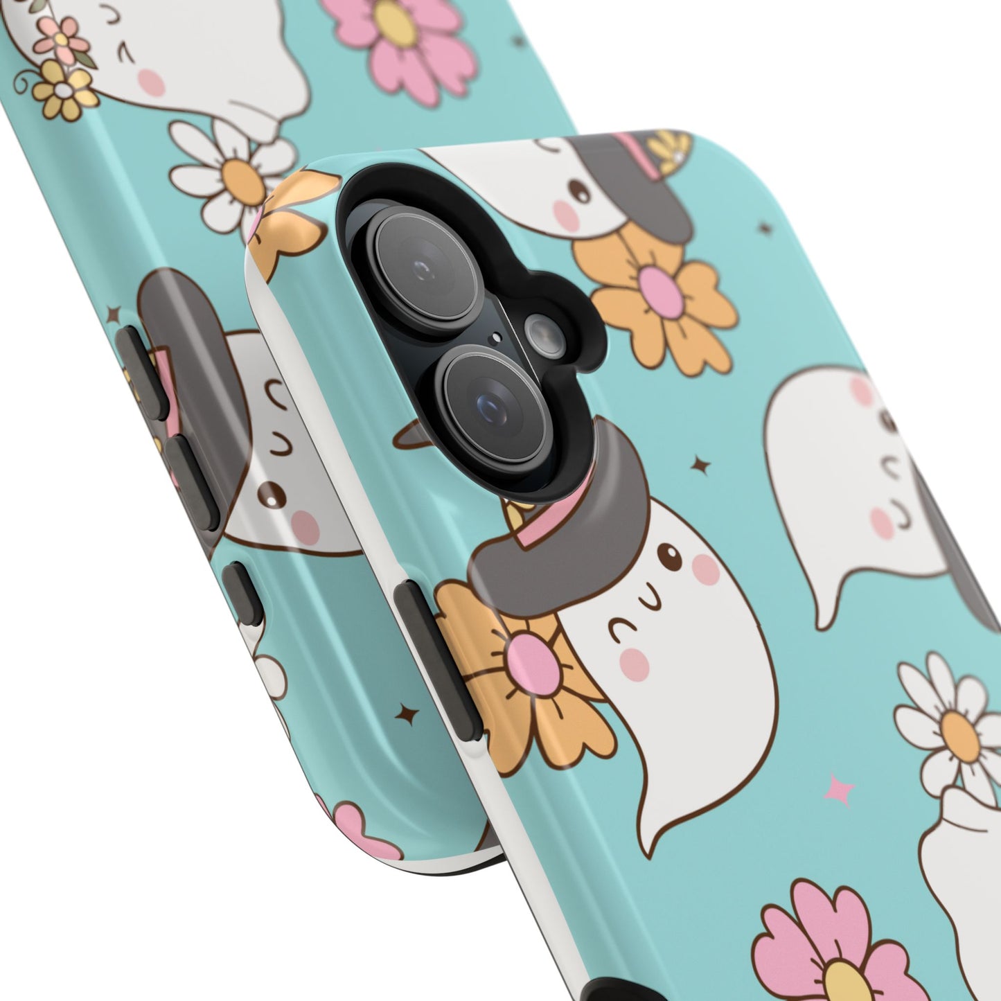 Cute Floral Ghost Magnetic Phone Case