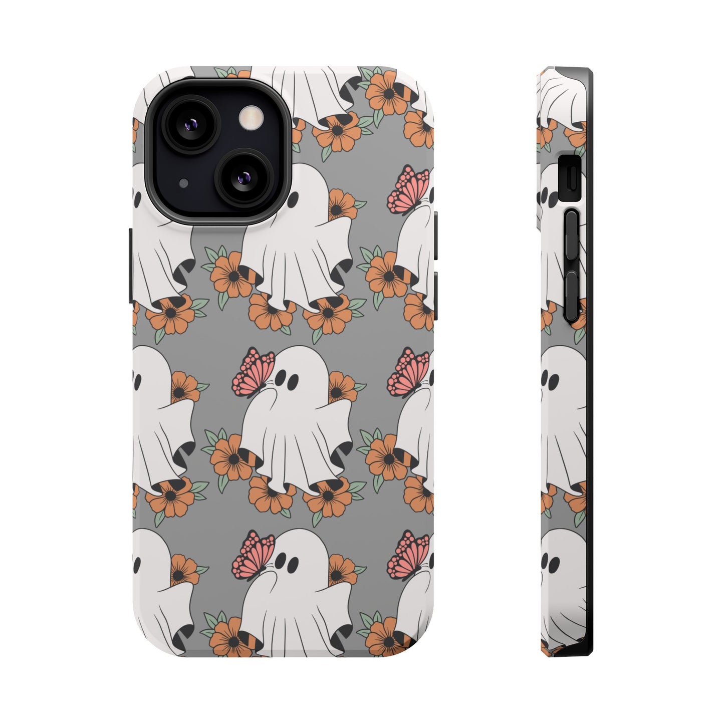 Cute Ghost Floral Phone Case