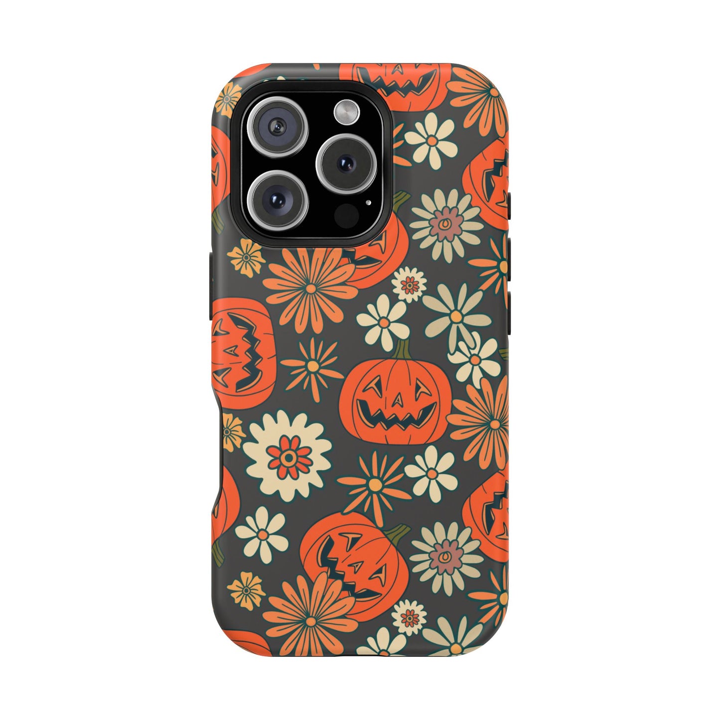 Pumpkin Floral iPhone Case