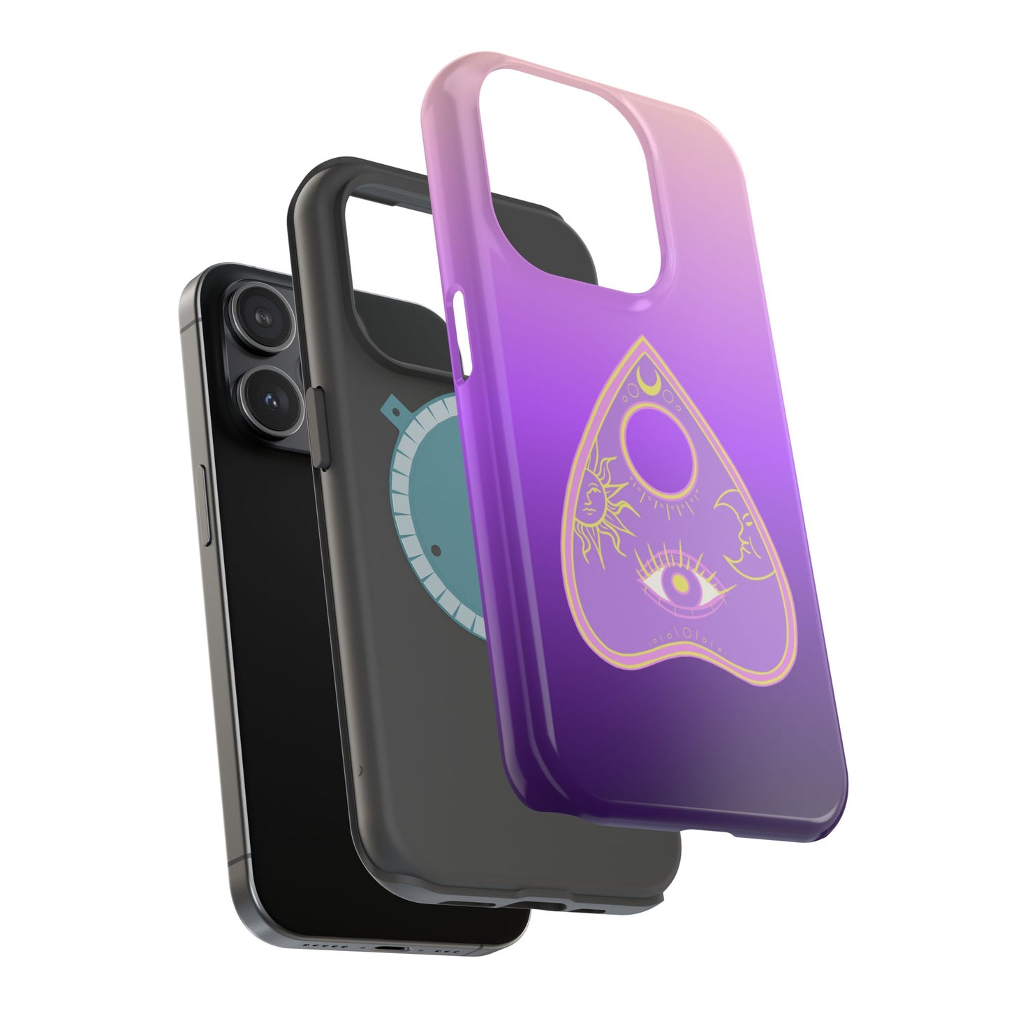 Purple Gradient with Planchette and Celestial Design