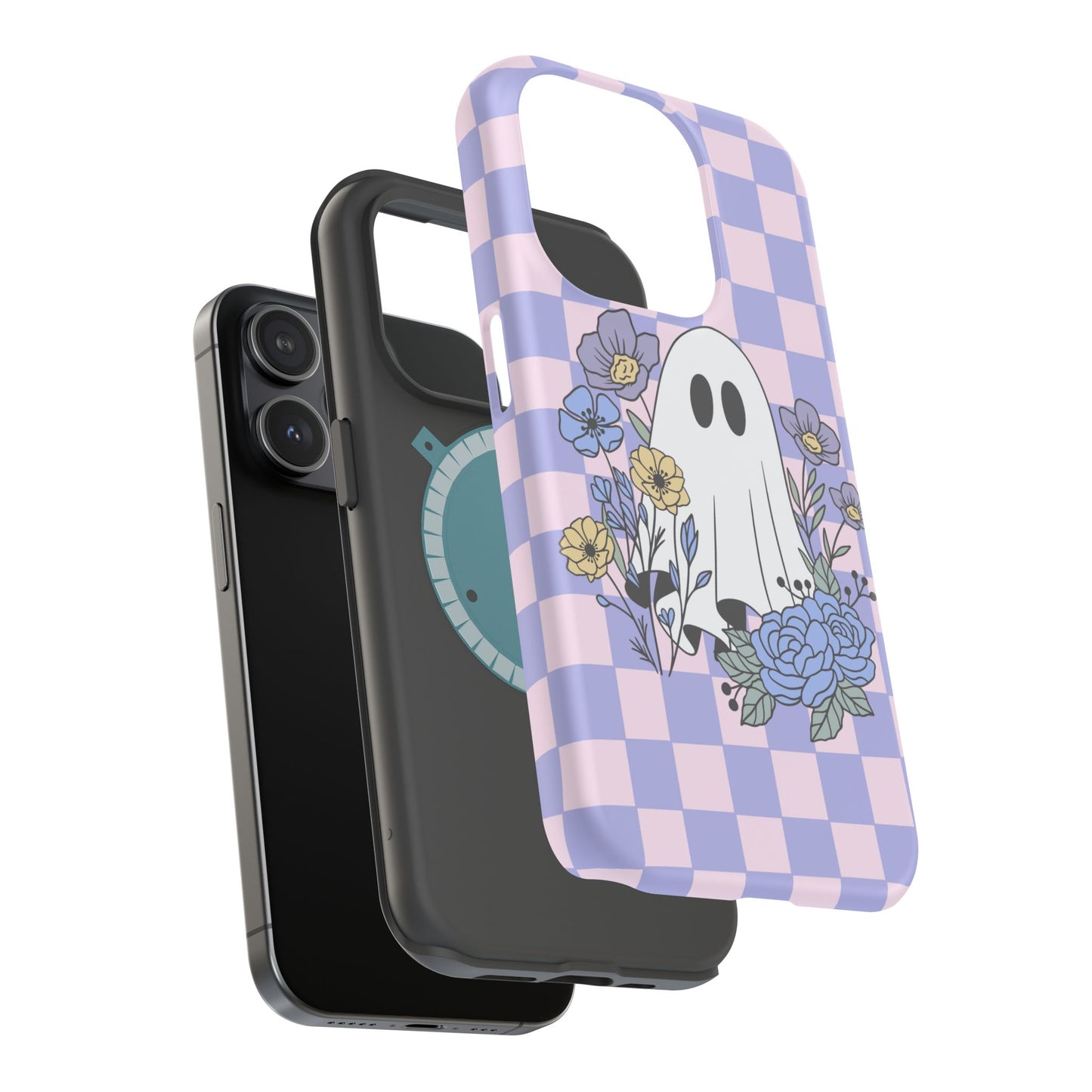 Cute Ghost Floral Phone Case