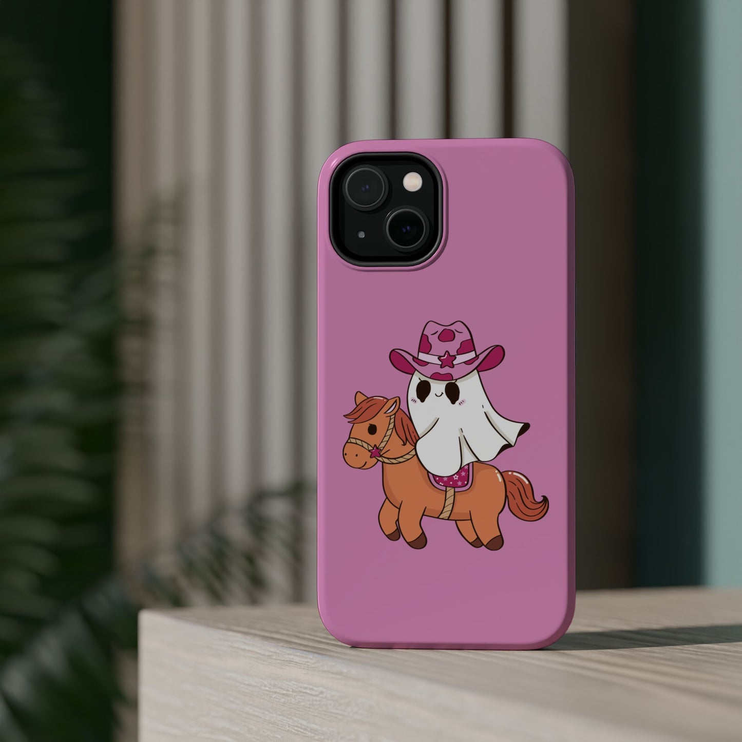 Playful Ghost Cowboy Phone Case