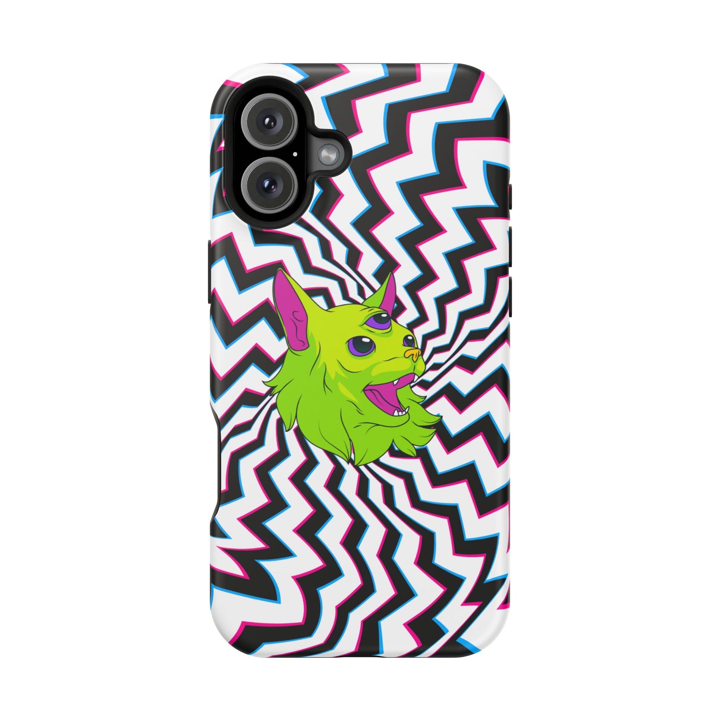 Vibrant Alien Cat Magnetic Phone Cases