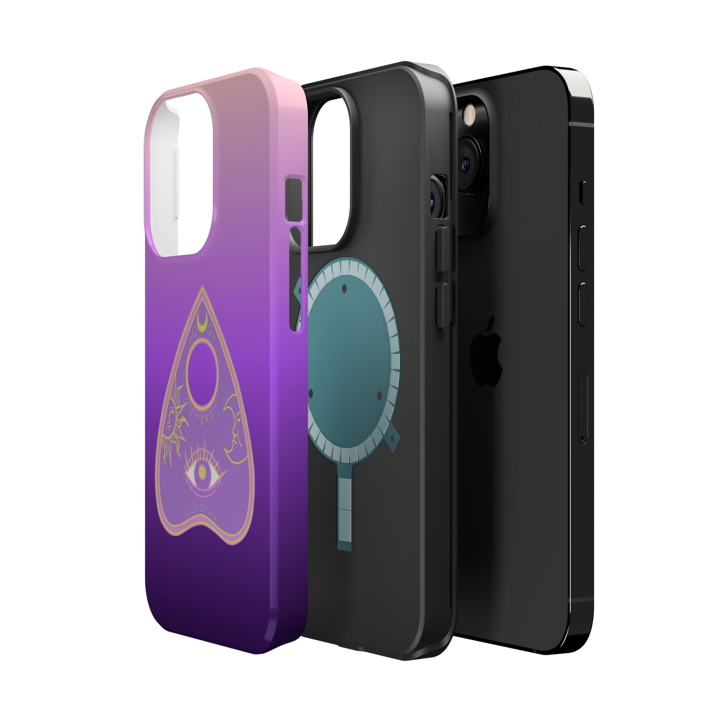 Purple Gradient with Planchette and Celestial Design
