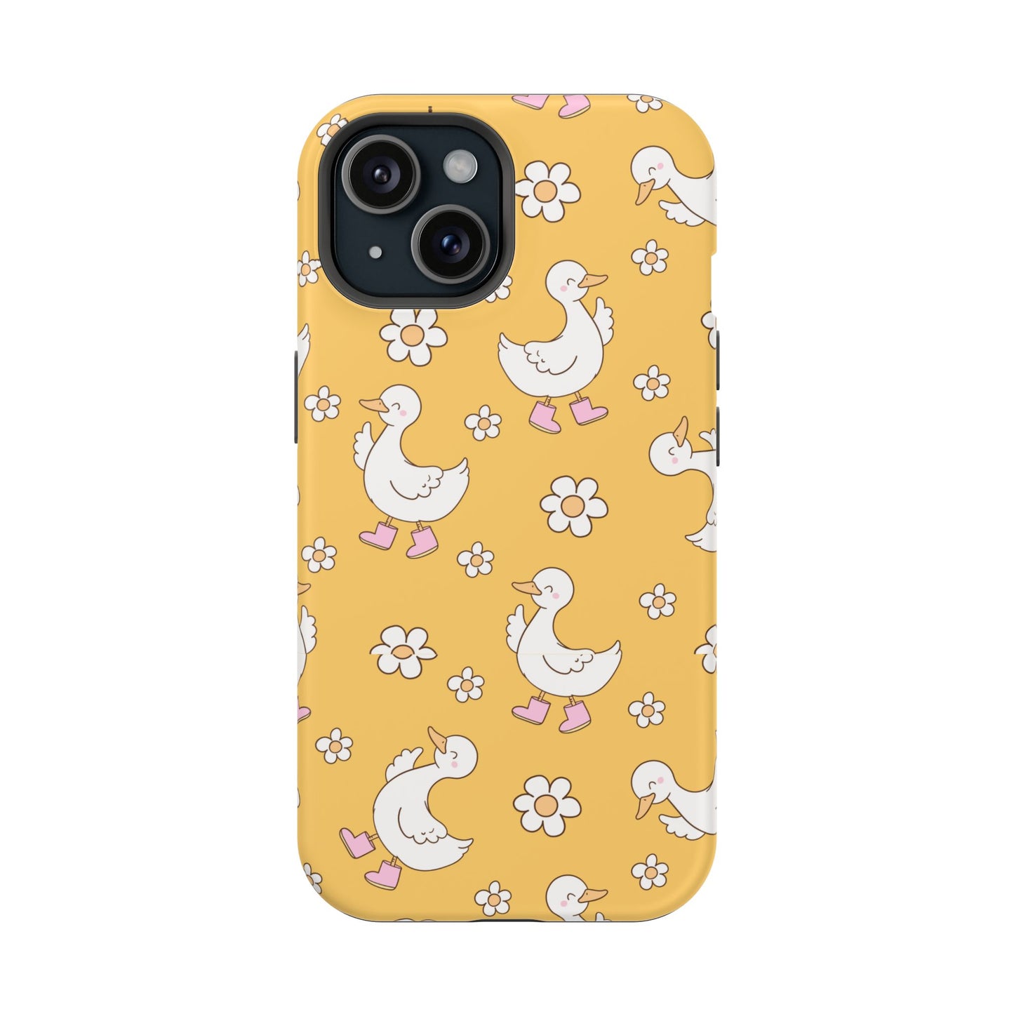 Charming Duck Pattern Magnetic Phone Case