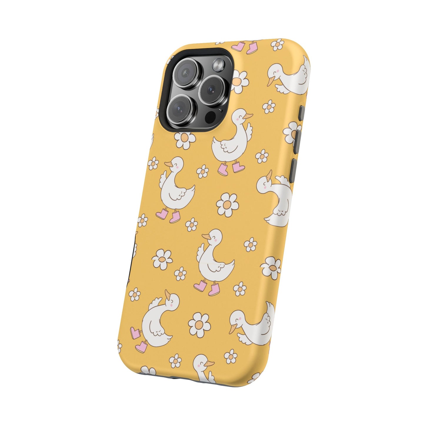 Charming Duck Pattern Magnetic Phone Case