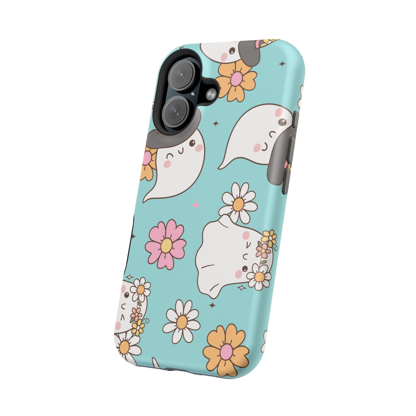 Cute Floral Ghost Magnetic Phone Case