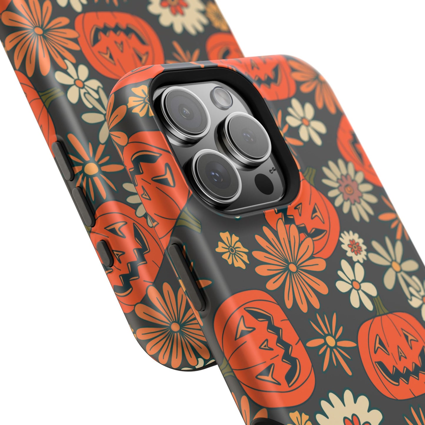 Pumpkin Floral iPhone Case