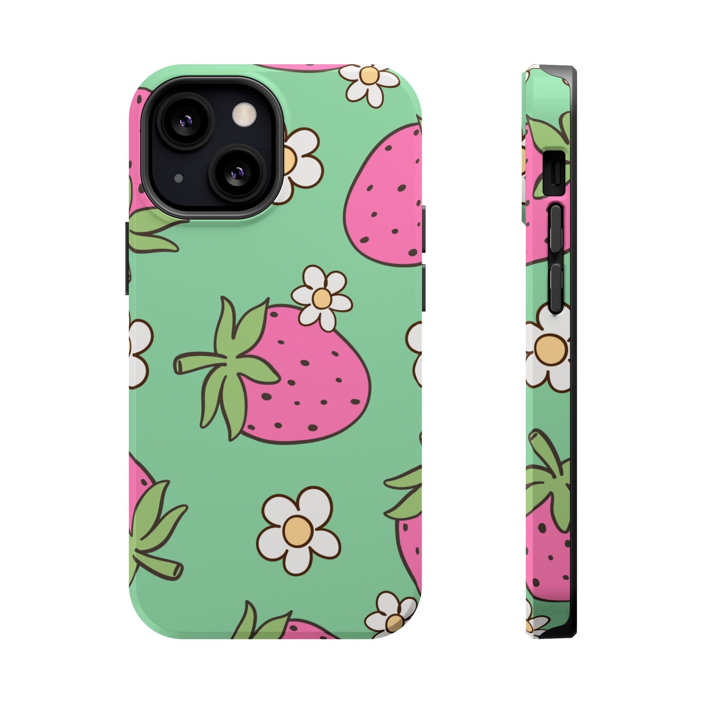 Cute Strawberry Impact-Resistant Phone Case