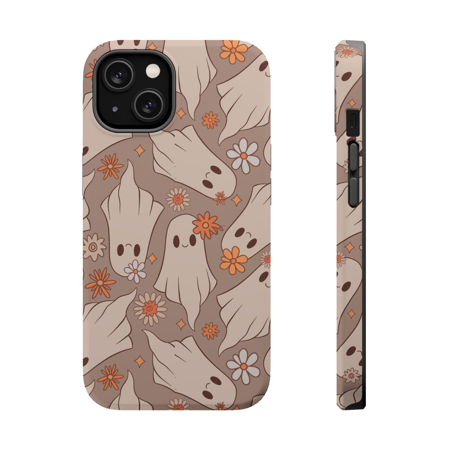 Ghostly Floral Magnetic Phone Cases