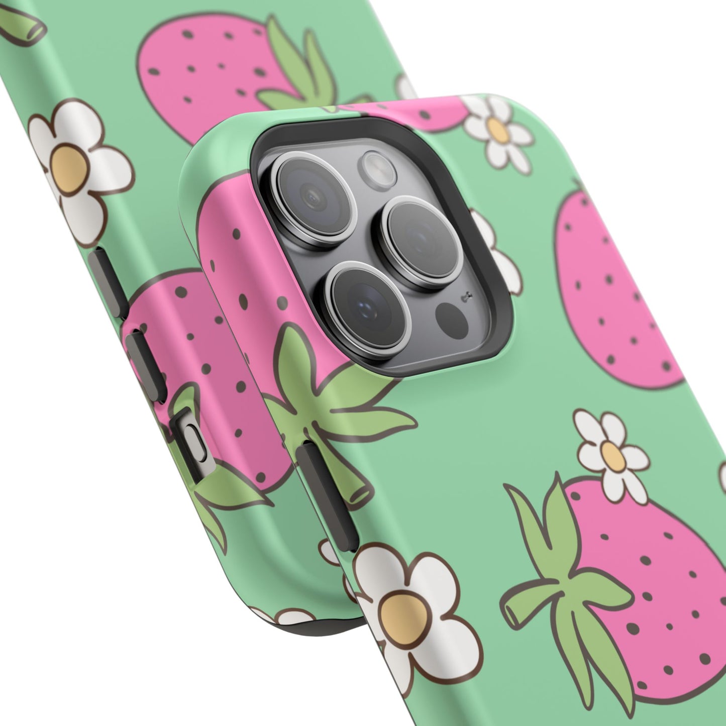 Cute Strawberry Impact-Resistant Phone Case