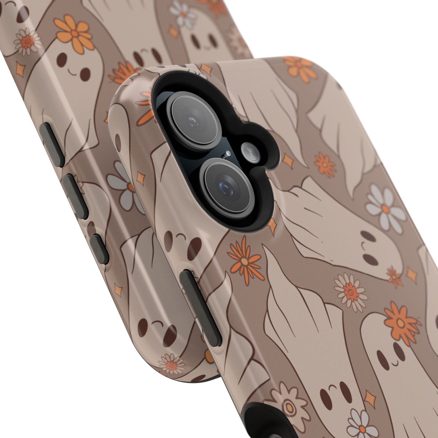 Ghostly Floral Magnetic Phone Cases