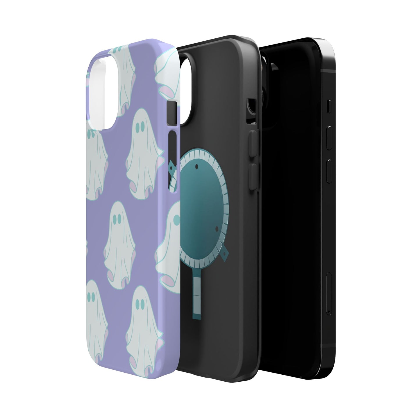 Ghost-Themed Impact-Resistant Phone Case