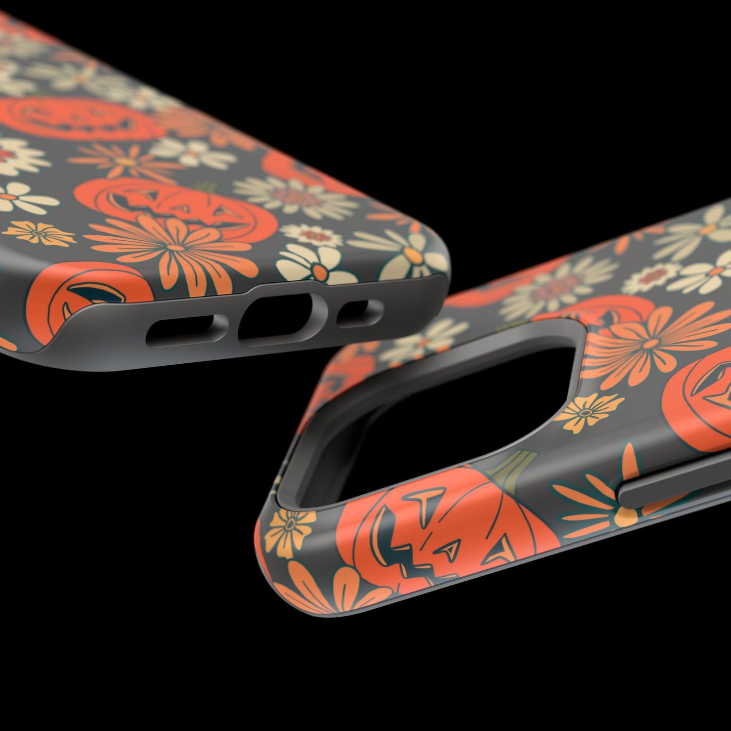Pumpkin Floral iPhone Case