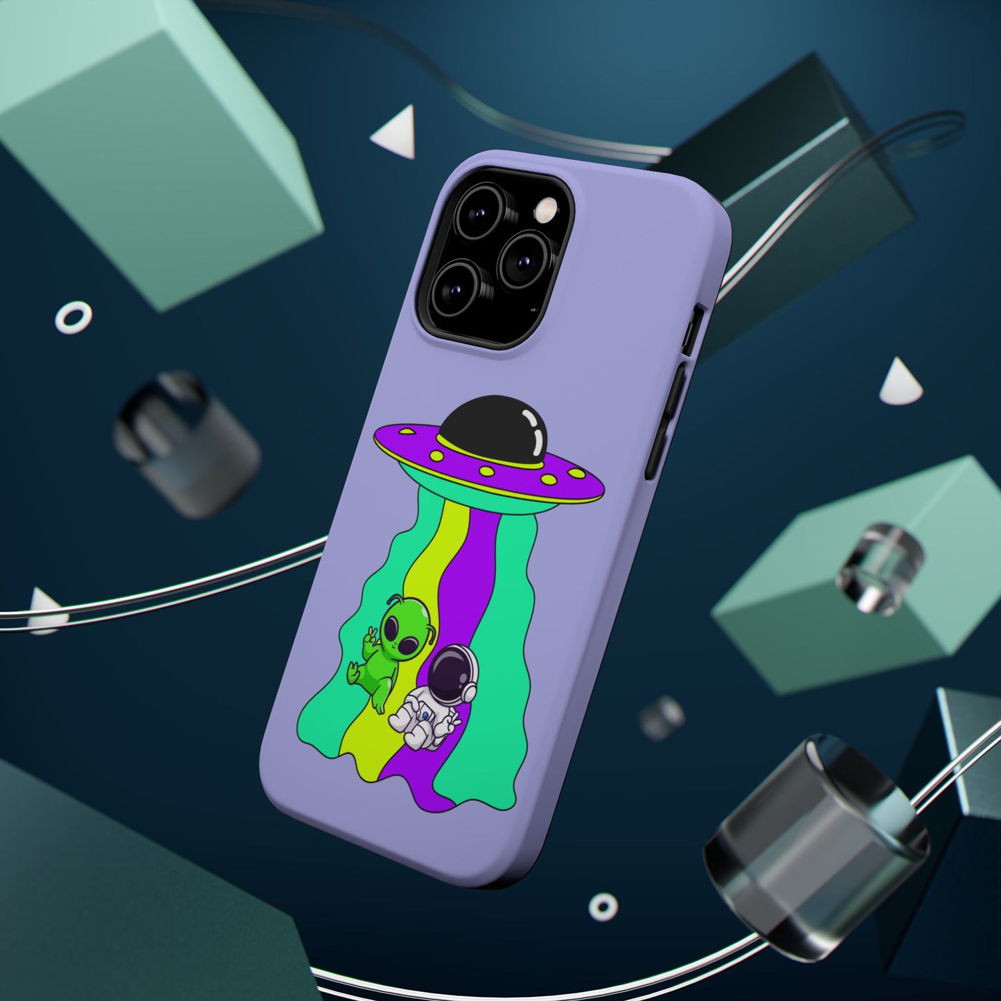 Alien and Astronaut Phone Case