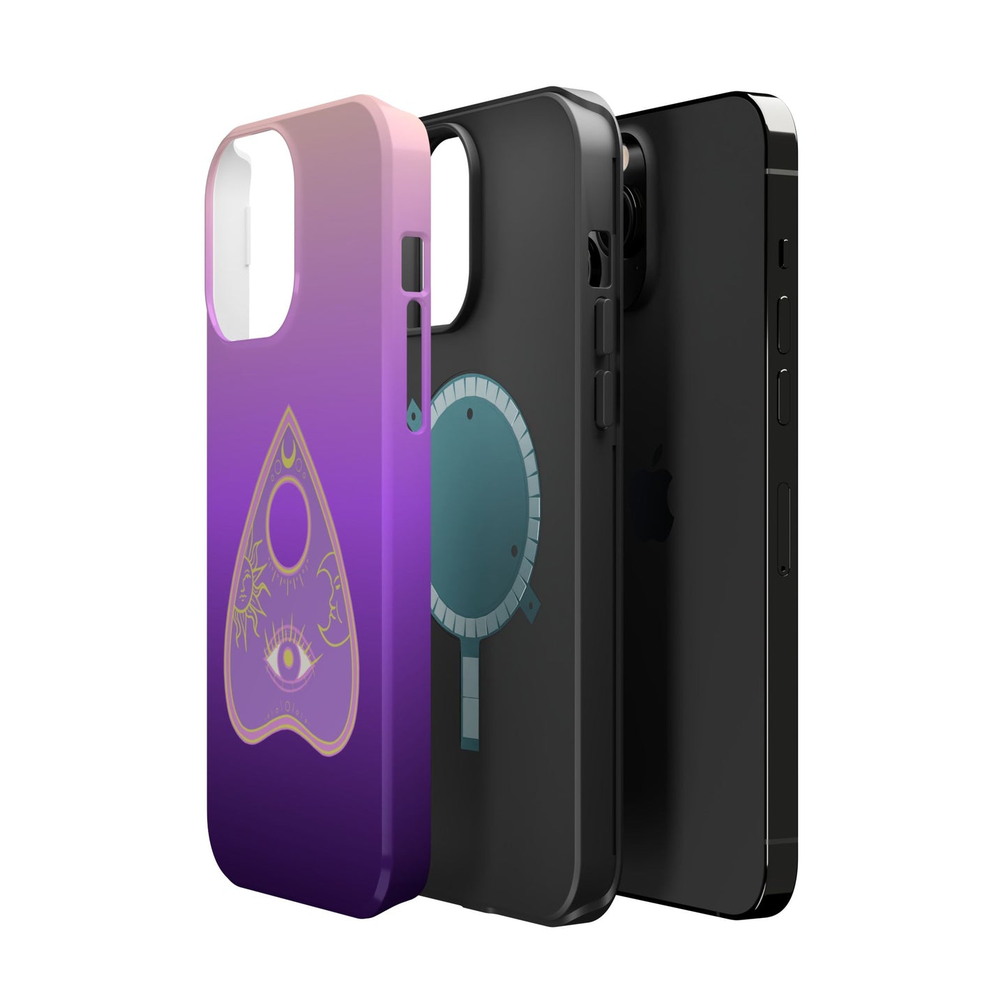Purple Gradient with Planchette and Celestial Design