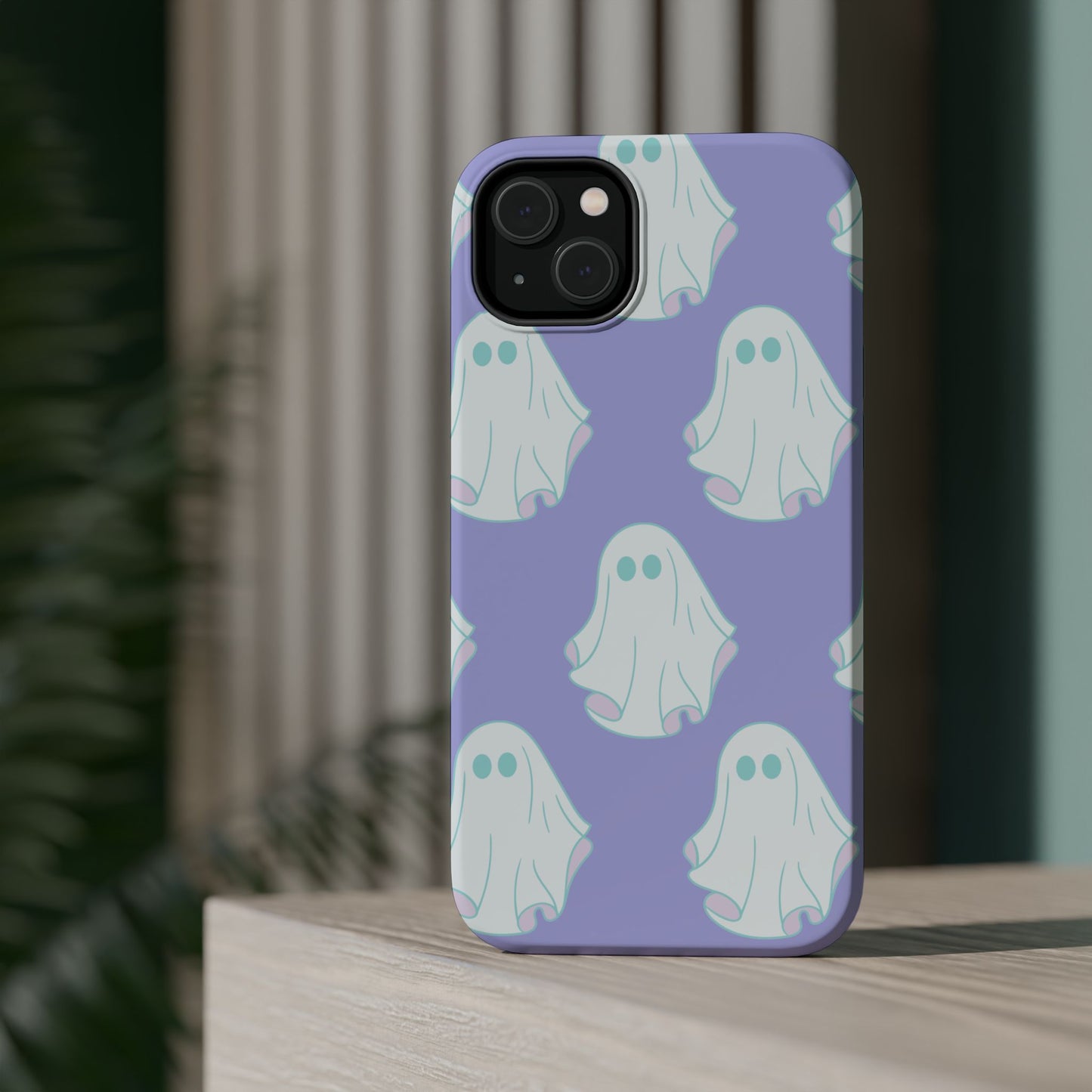 Ghost-Themed Impact-Resistant Phone Case