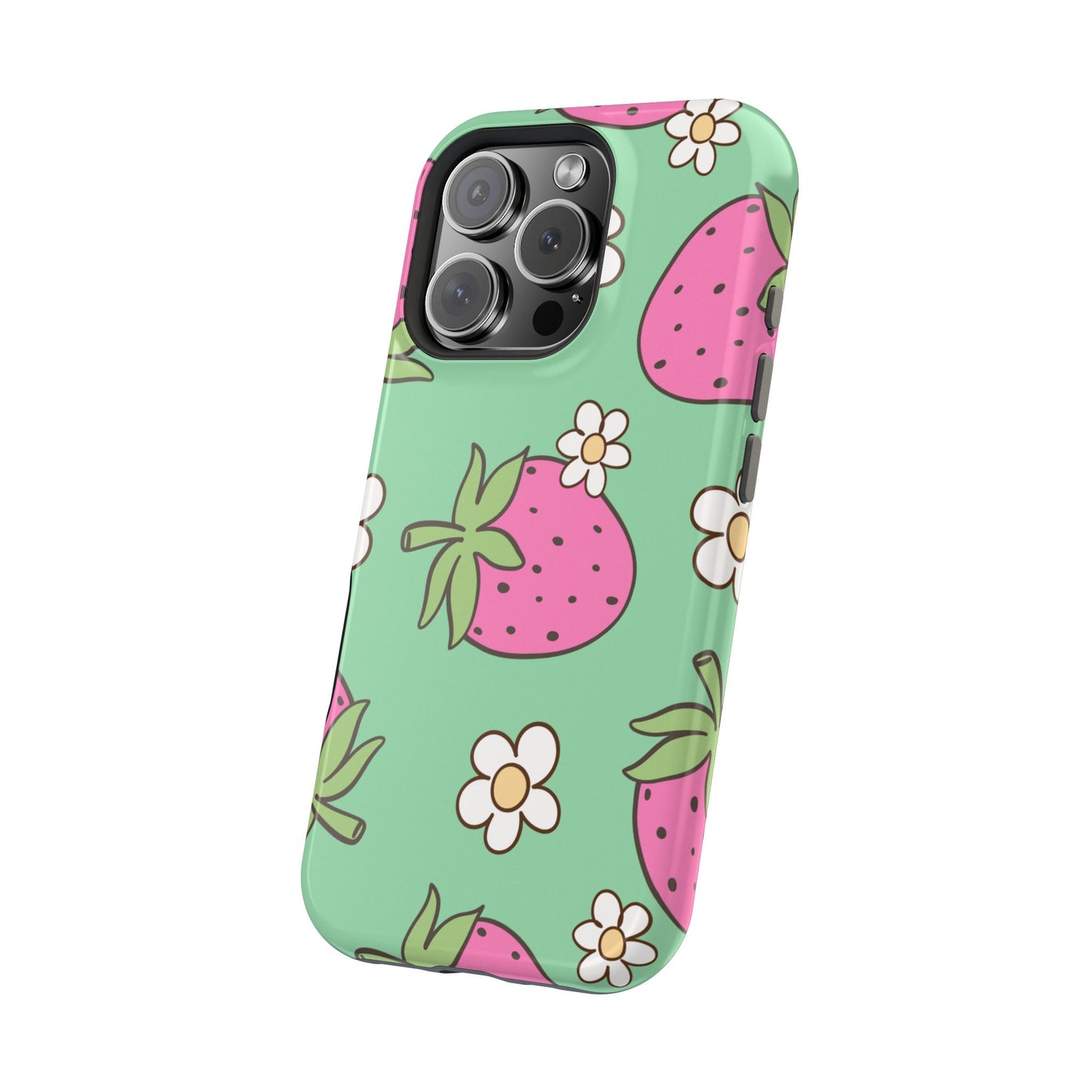 Cute Strawberry Impact-Resistant Phone Case