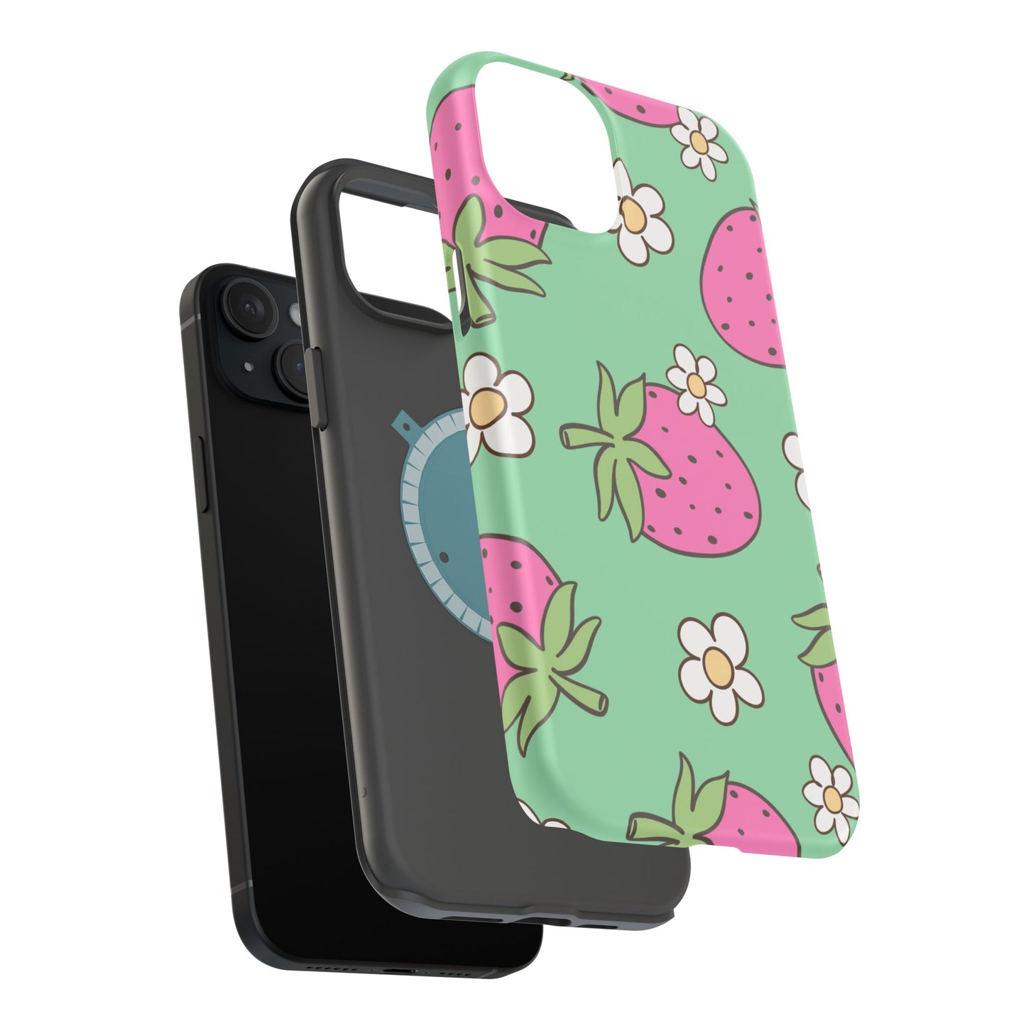 Cute Strawberry Impact-Resistant Phone Case