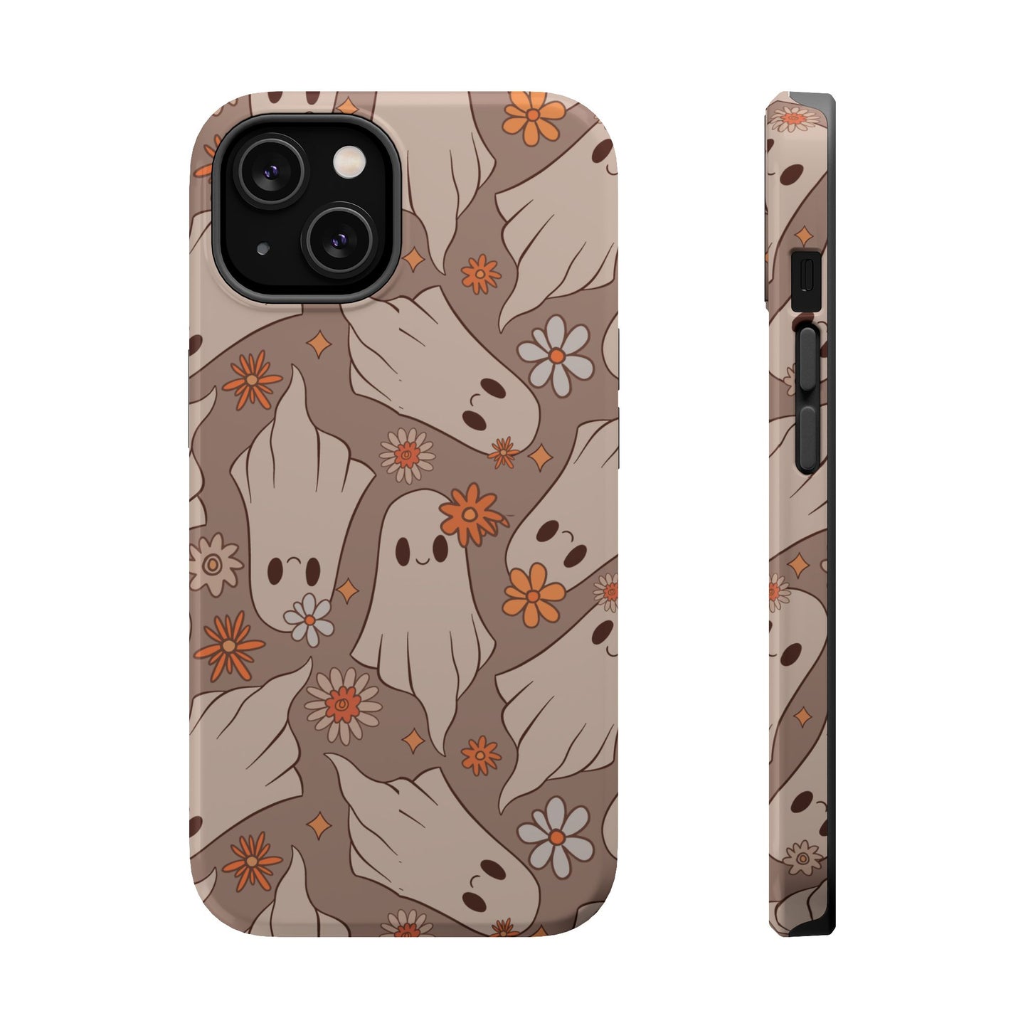 Ghostly Floral Magnetic Phone Cases