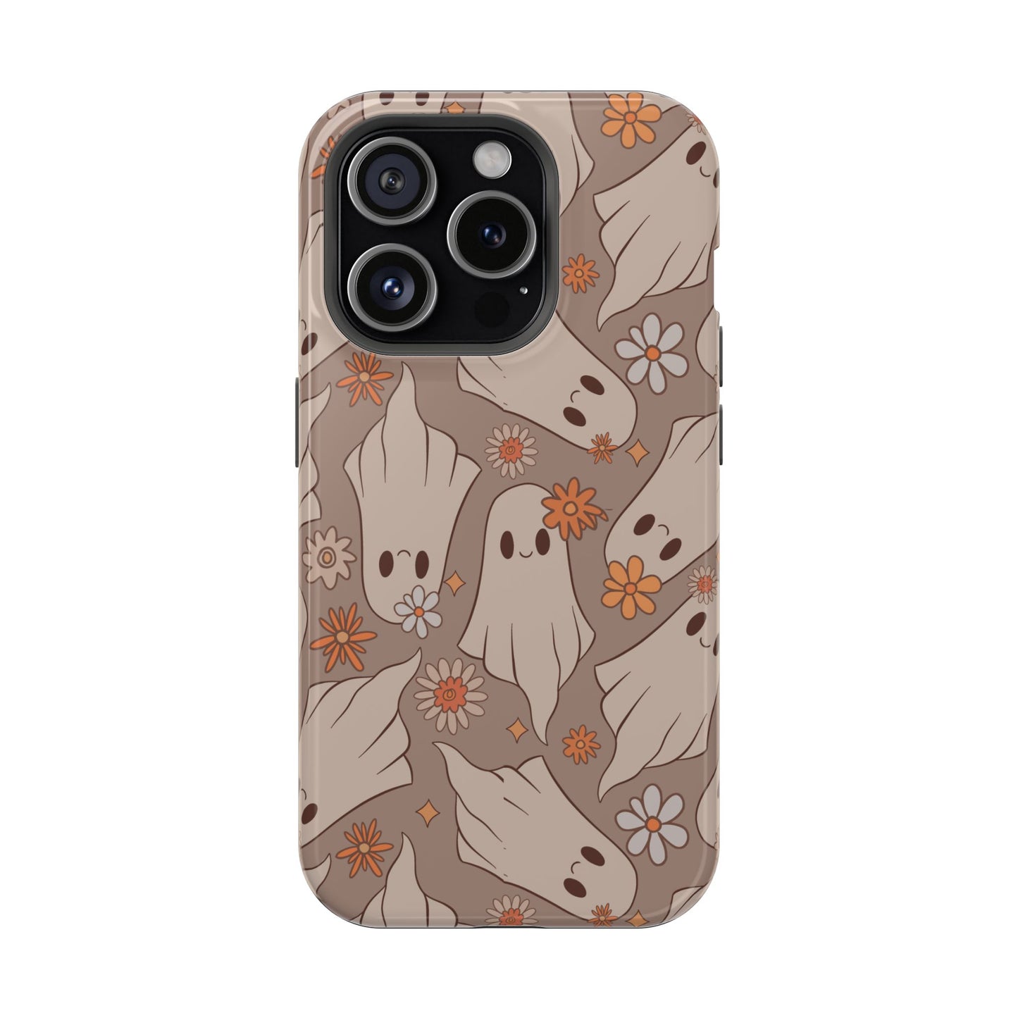 Ghostly Floral Magnetic Phone Cases