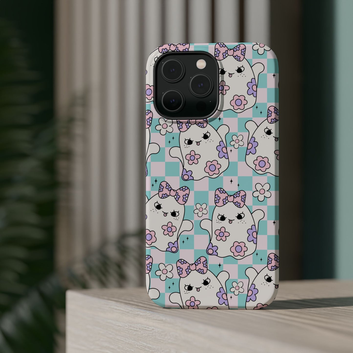 Adorable Ghost Pattern Magnetic Phone Case