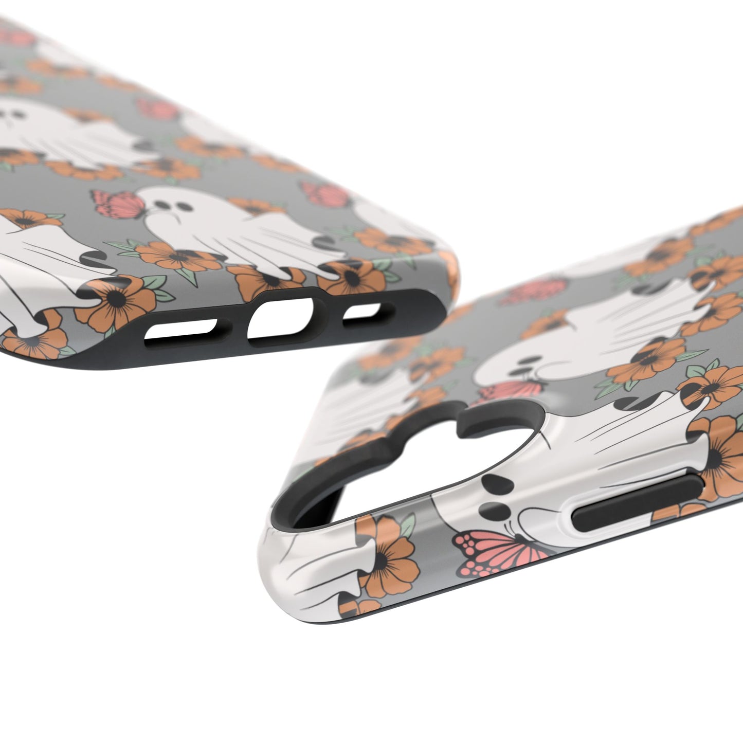 Cute Ghost Floral Phone Case