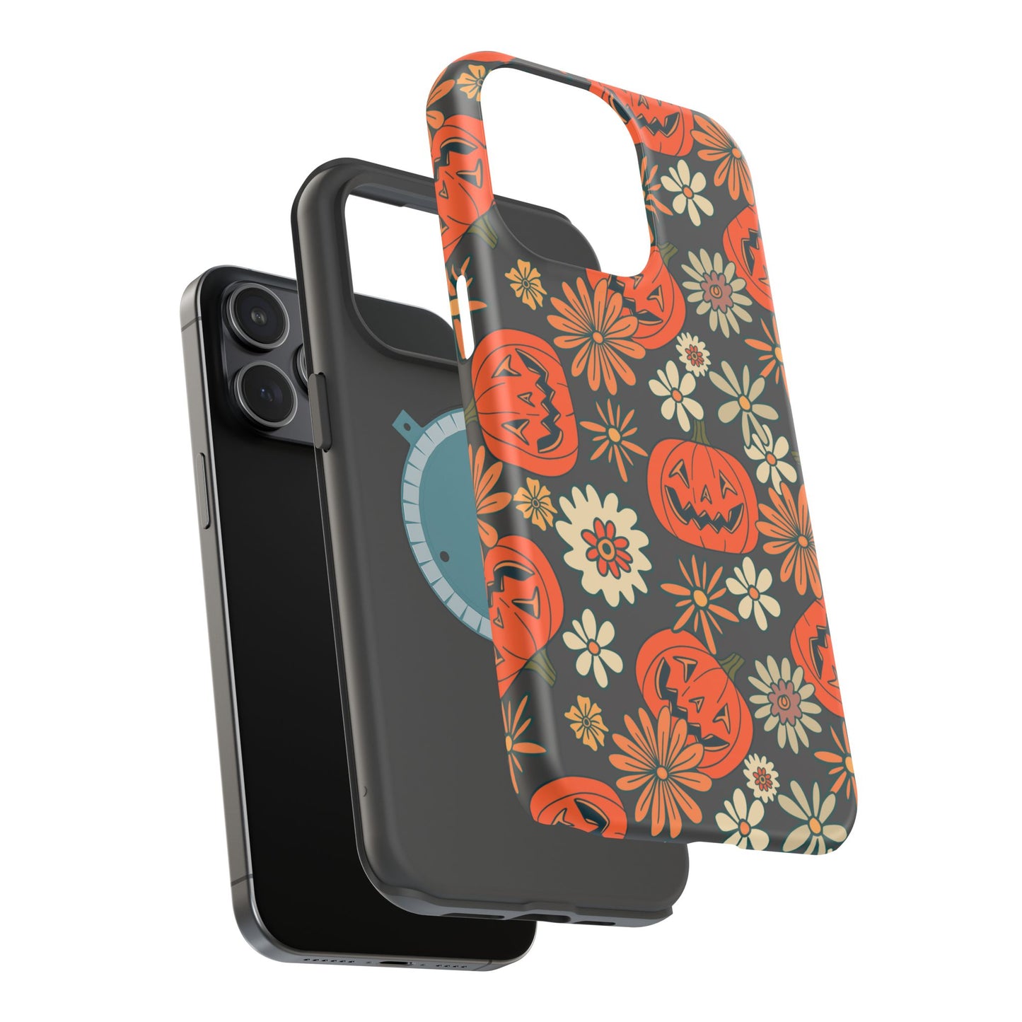 Pumpkin Floral iPhone Case