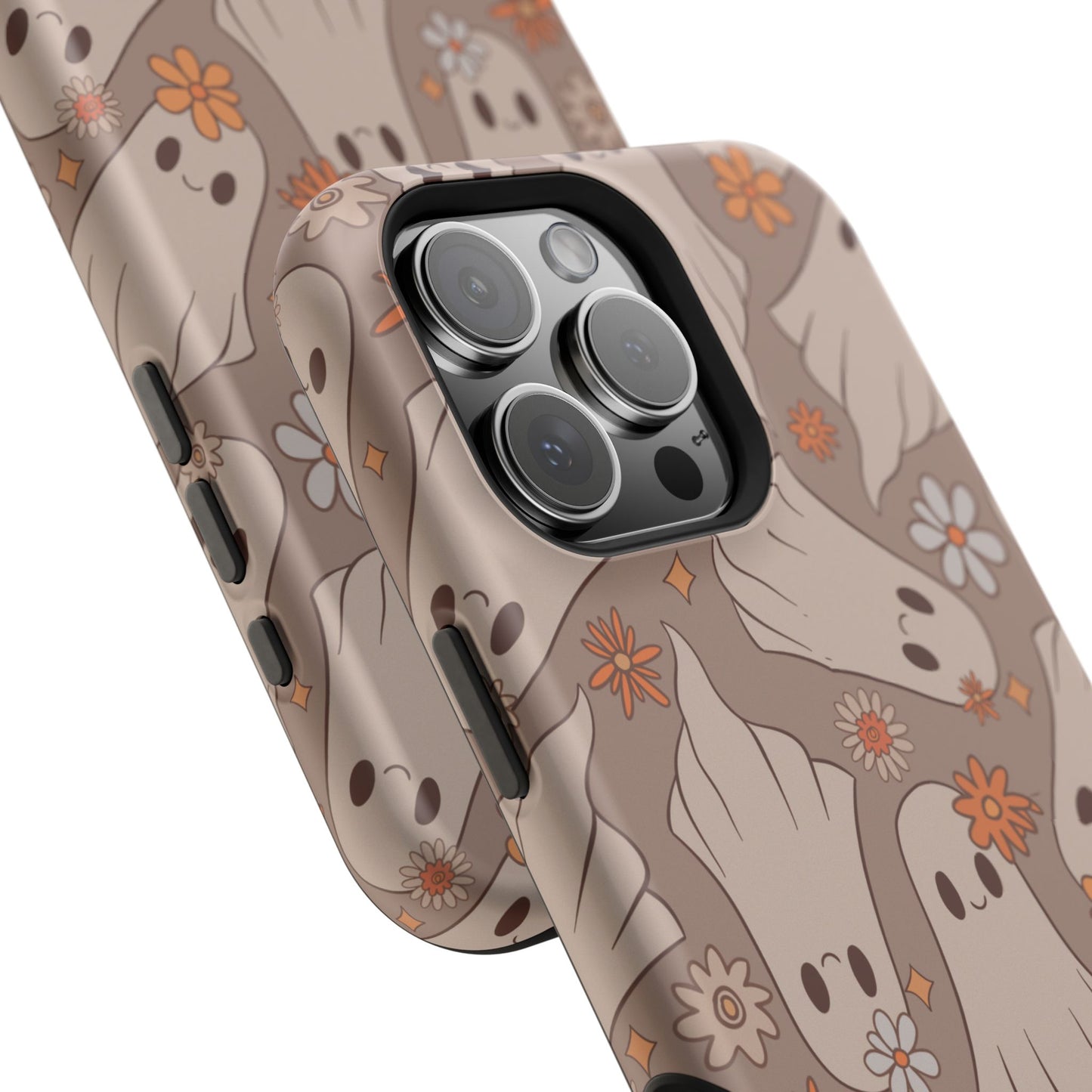 Ghostly Floral Magnetic Phone Cases