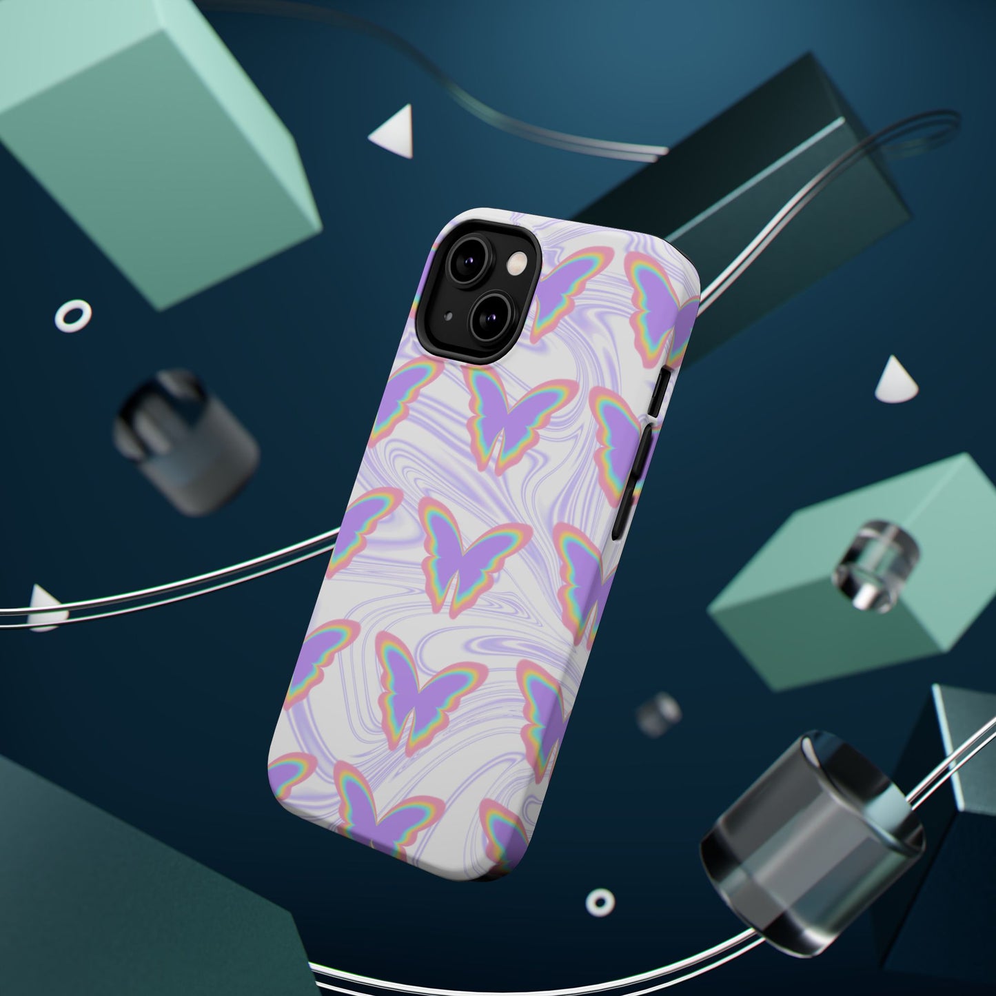 Colorful Butterfly Magnetic Phone Case