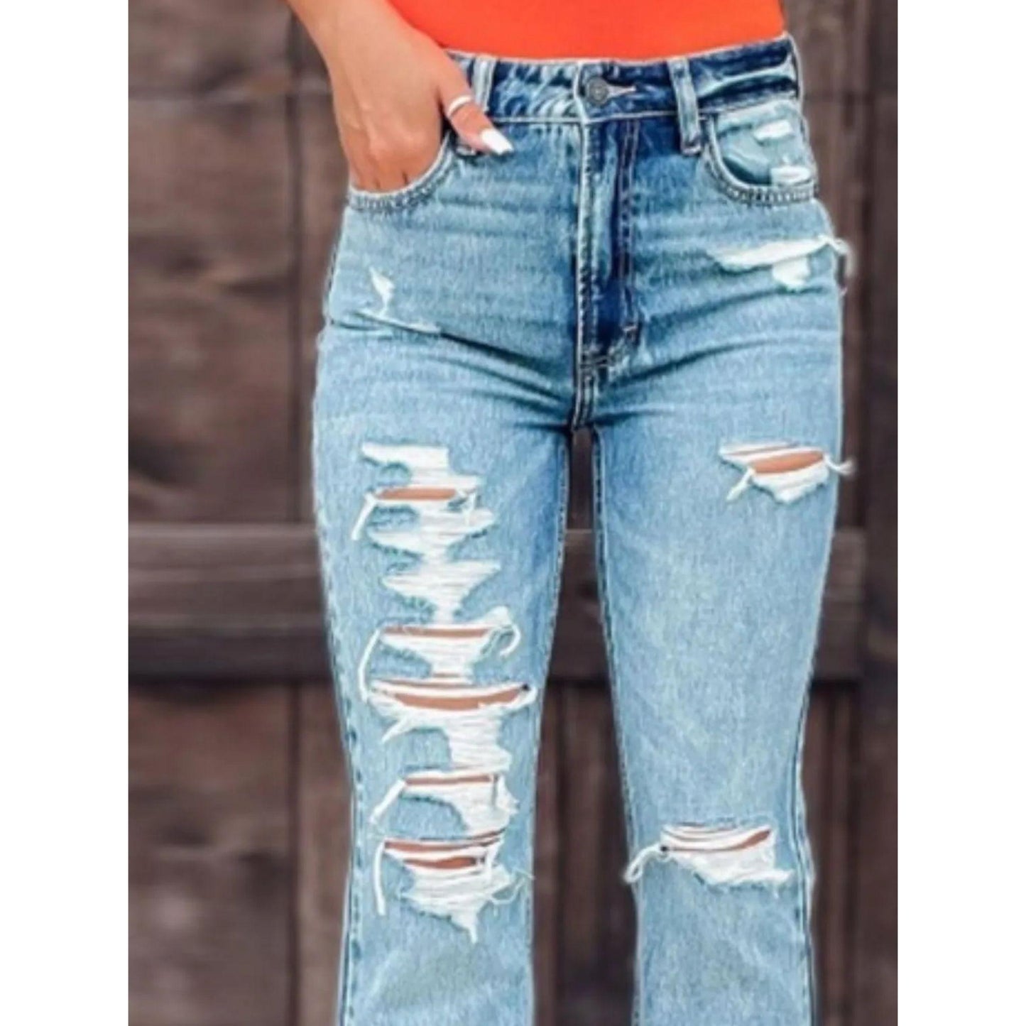The Riviera Slit Bootcut
