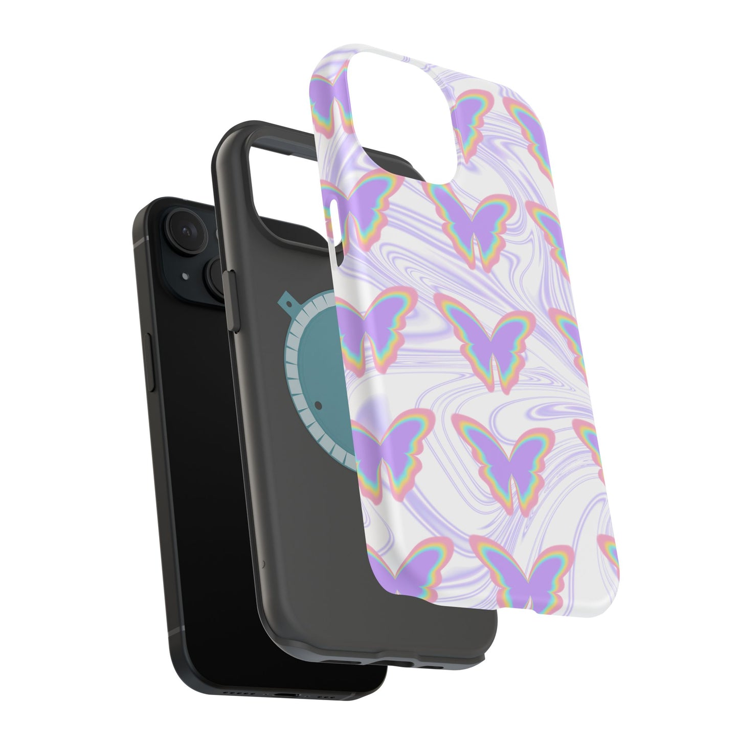 Colorful Butterfly Magnetic Phone Case