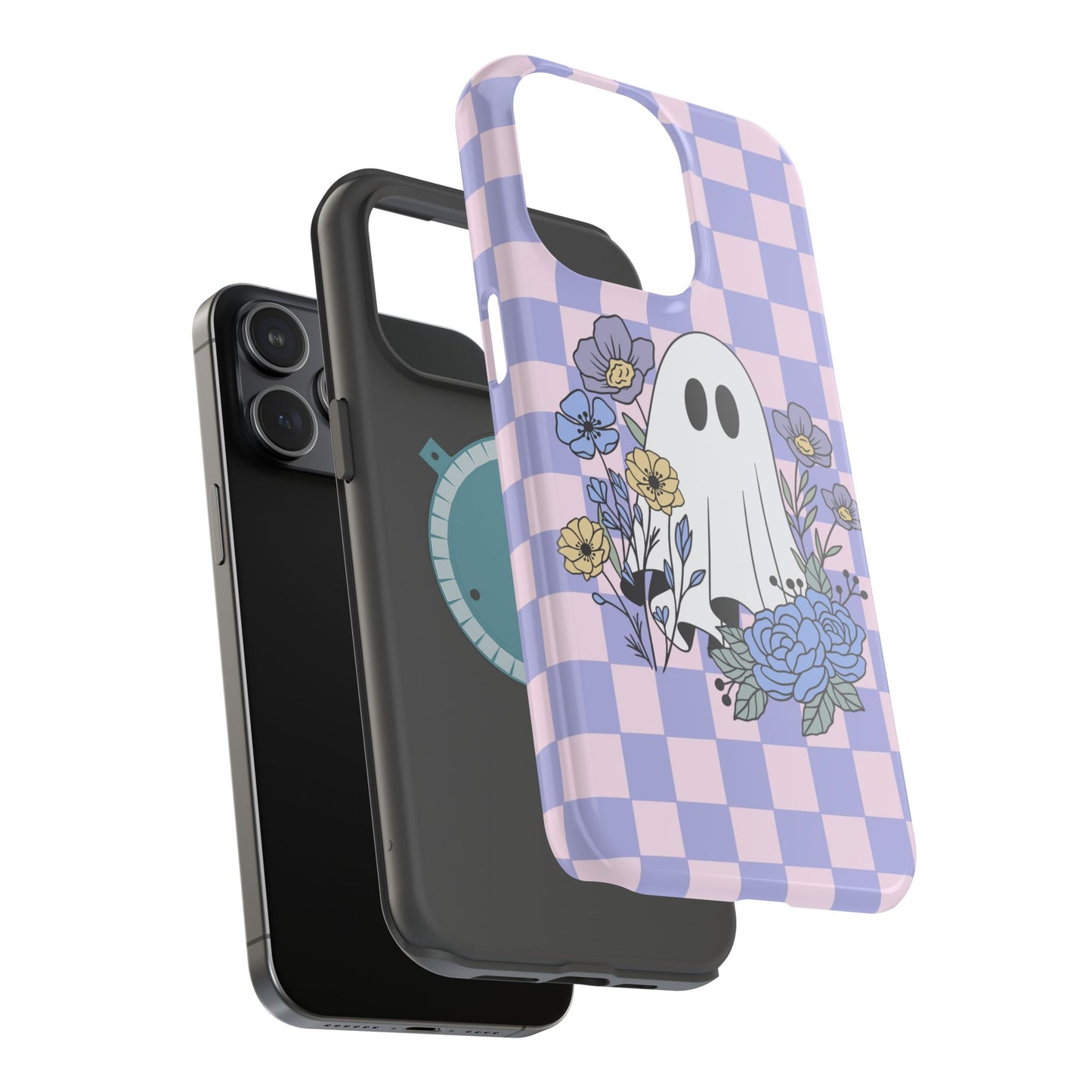 Cute Ghost Floral Phone Case