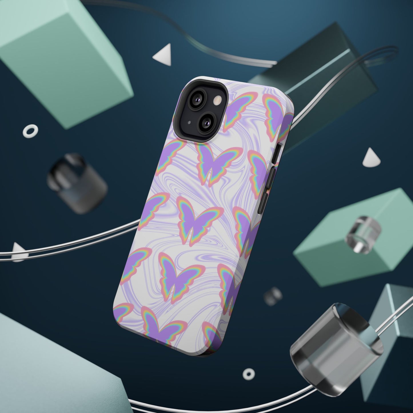 Colorful Butterfly Magnetic Phone Case