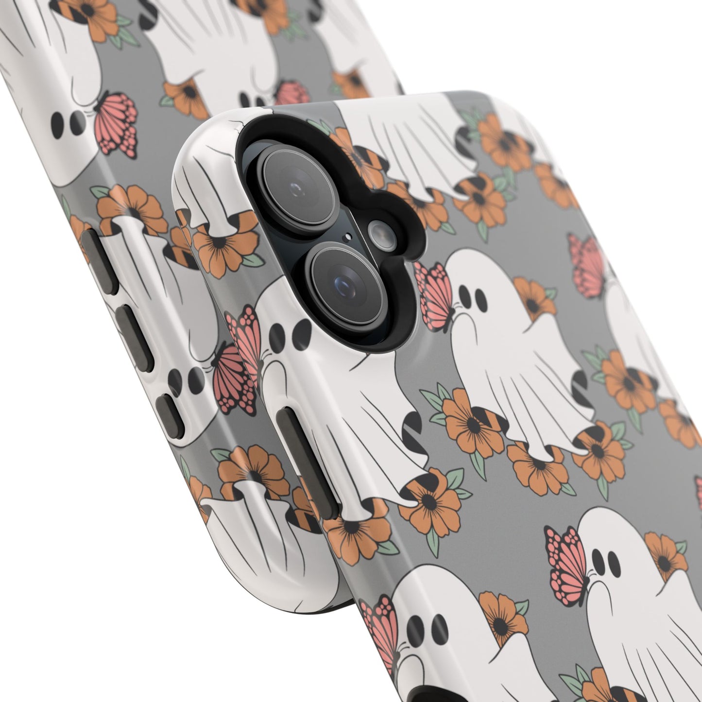 Cute Ghost Floral Phone Case