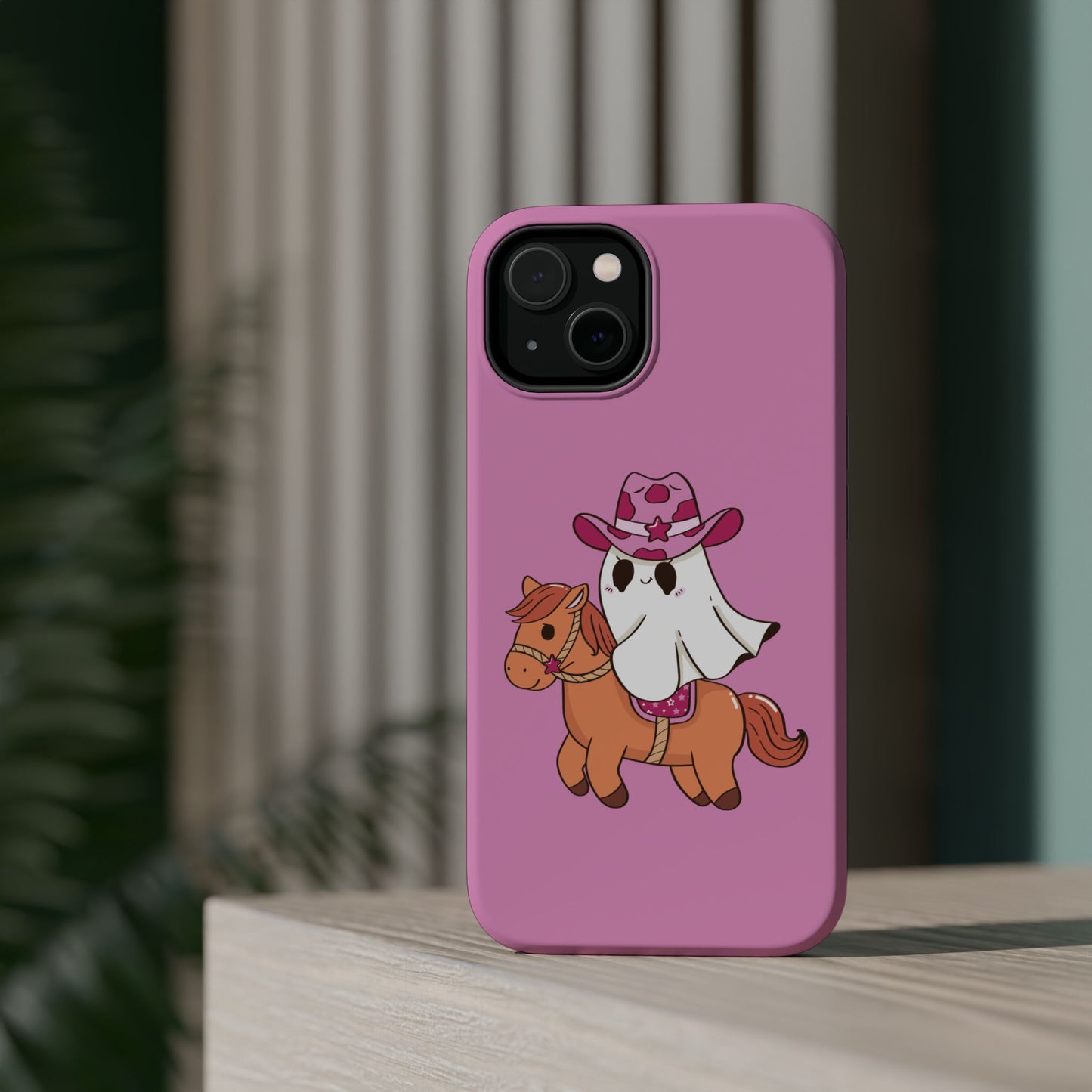 Playful Ghost Cowboy Phone Case