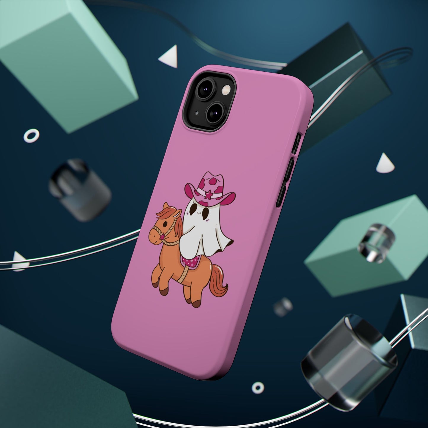 Playful Ghost Cowboy Phone Case