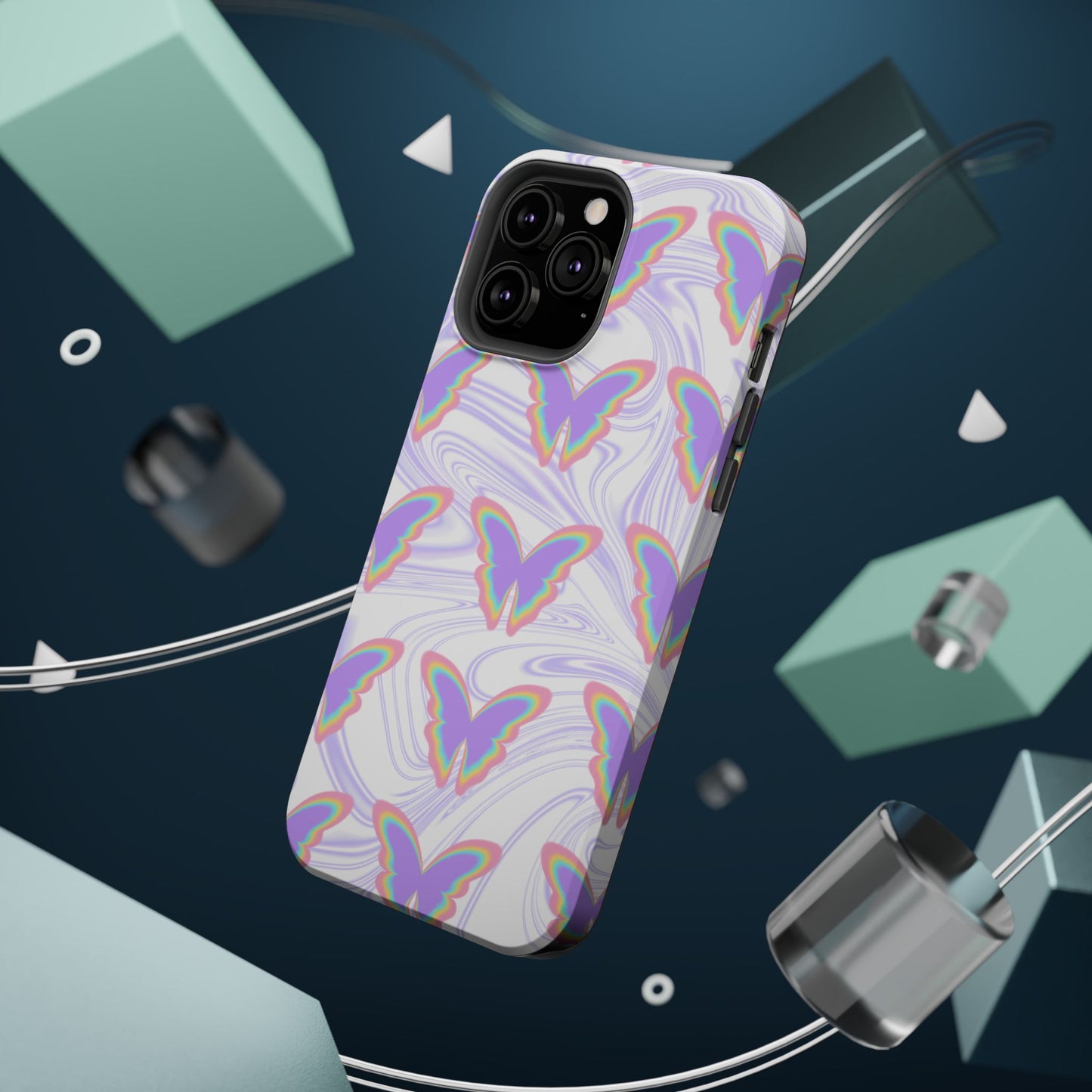 Colorful Butterfly Magnetic Phone Case